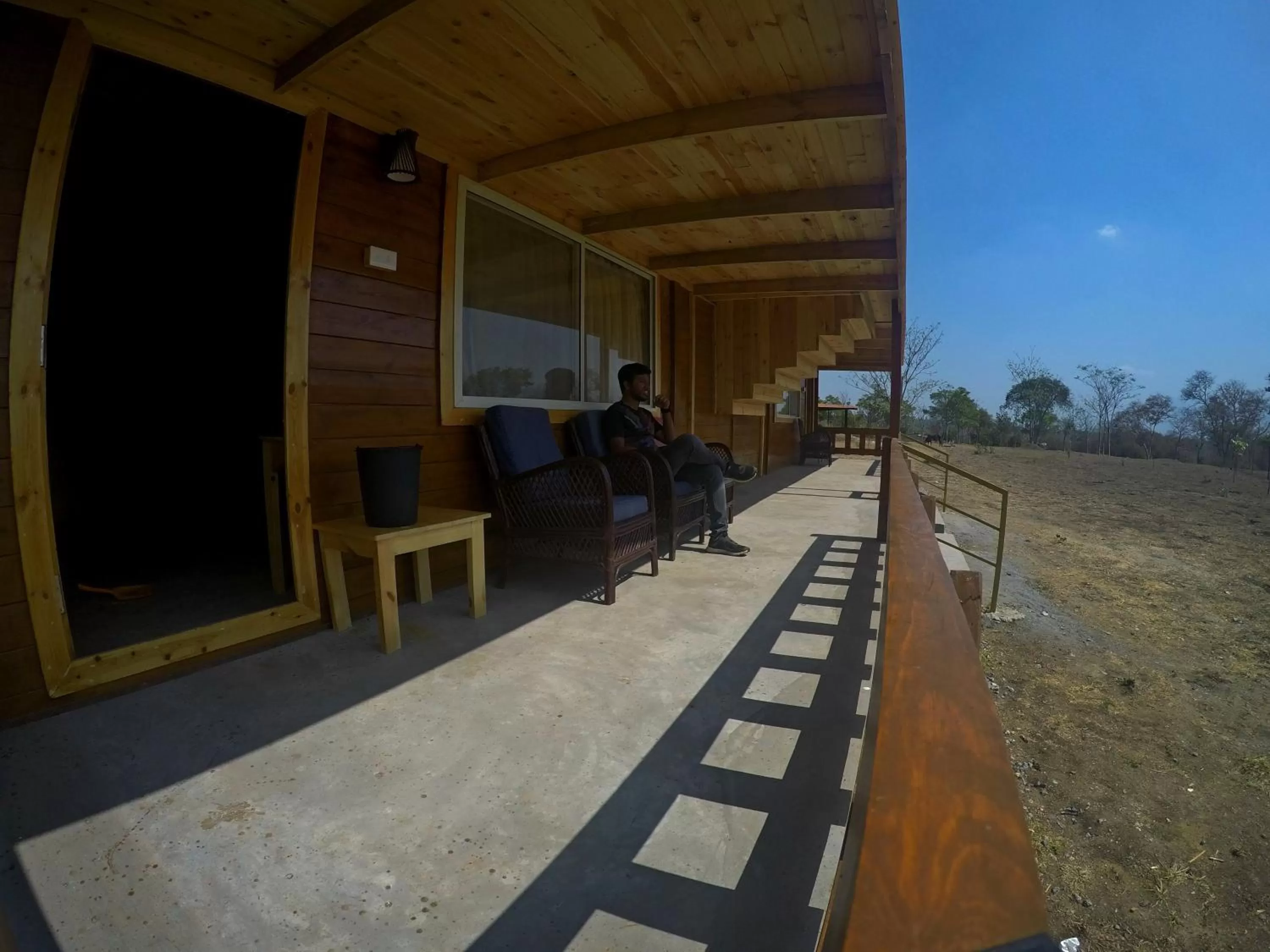 Balcony/Terrace in labdhi Resorts Masinagudi- Stag Groups not allowed