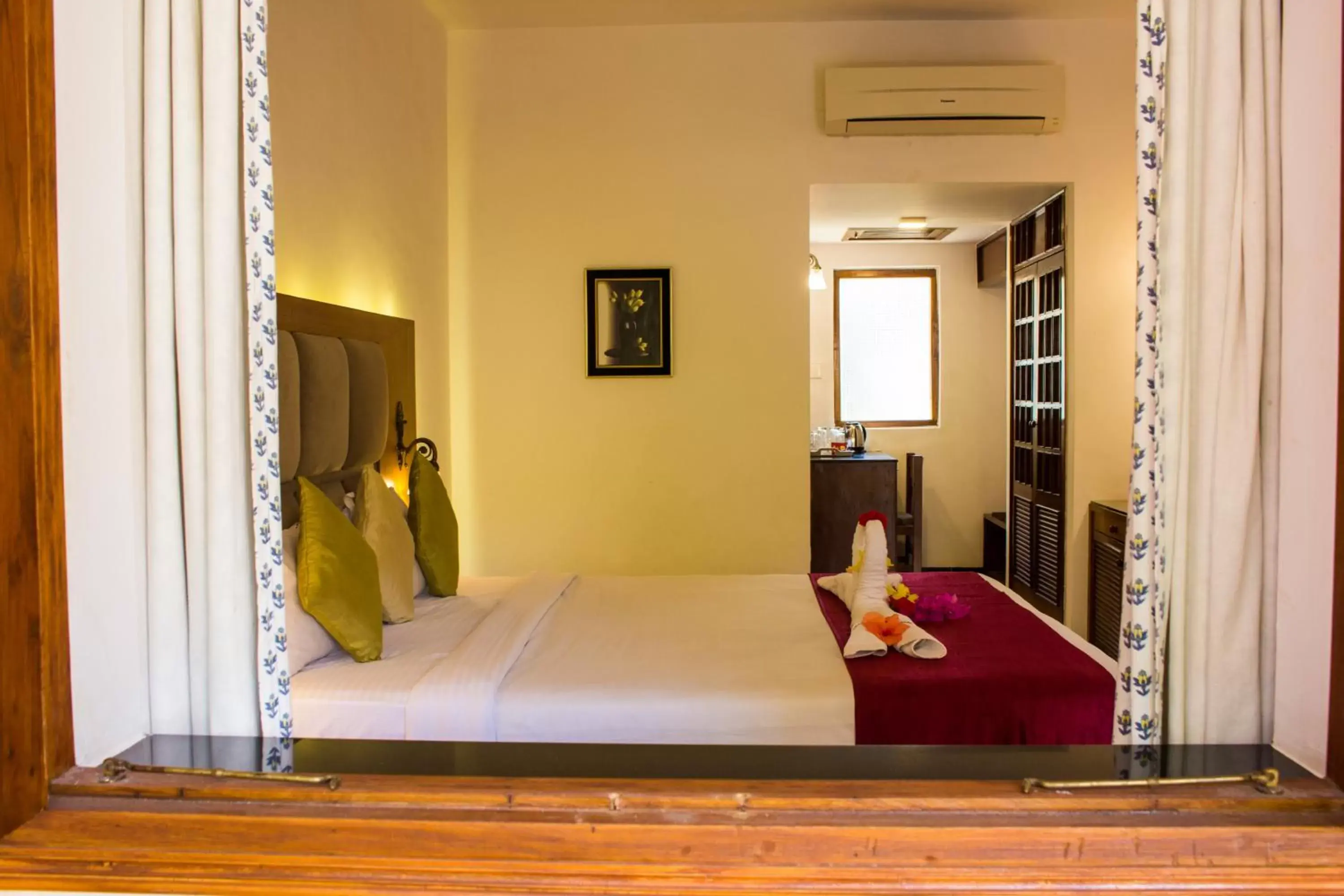 Bed in Shikara Beach Resort Bed in Shikara Beach Resort