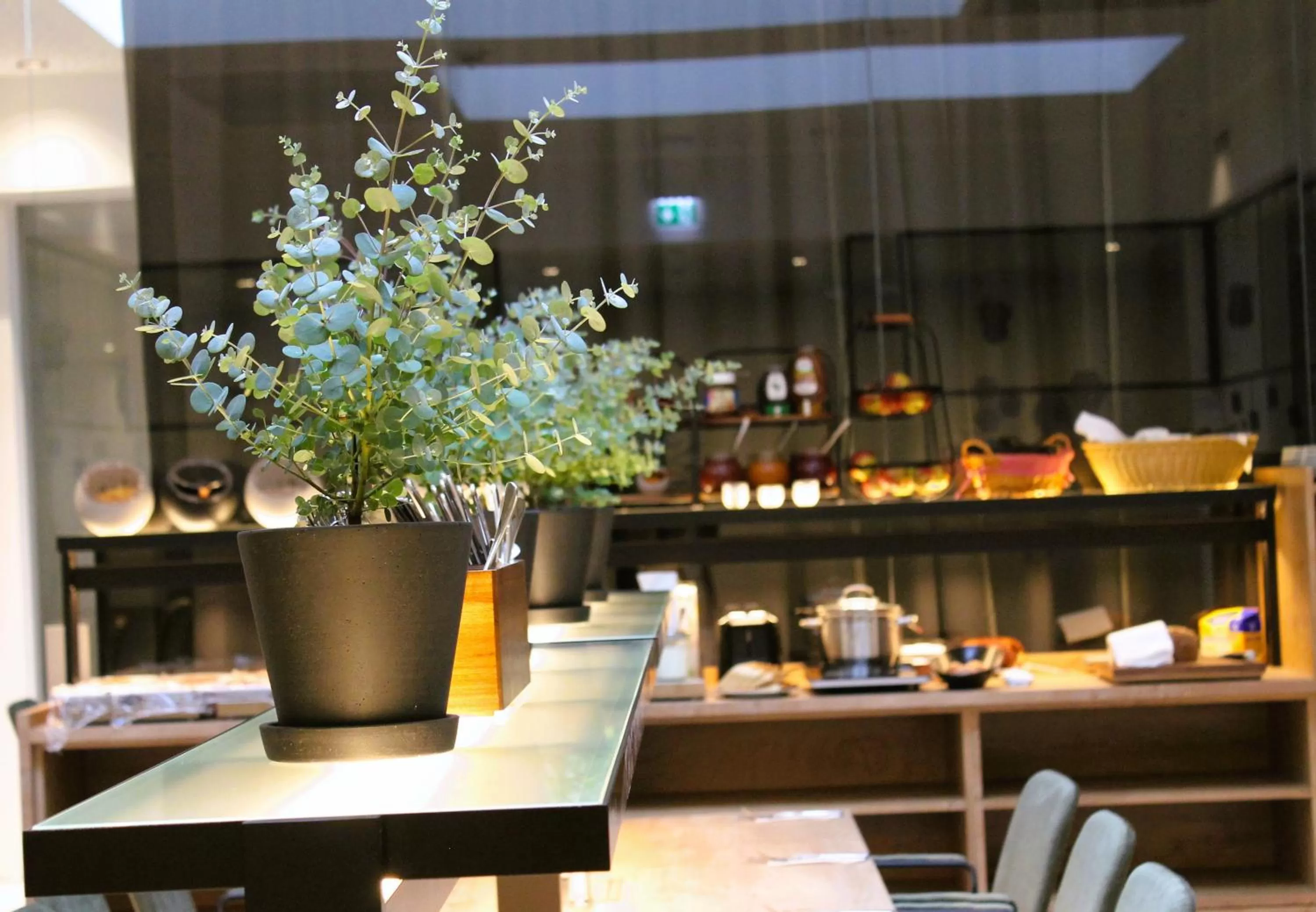 Breakfast in BEE GREEN Linz Self-Check-in-Hotel