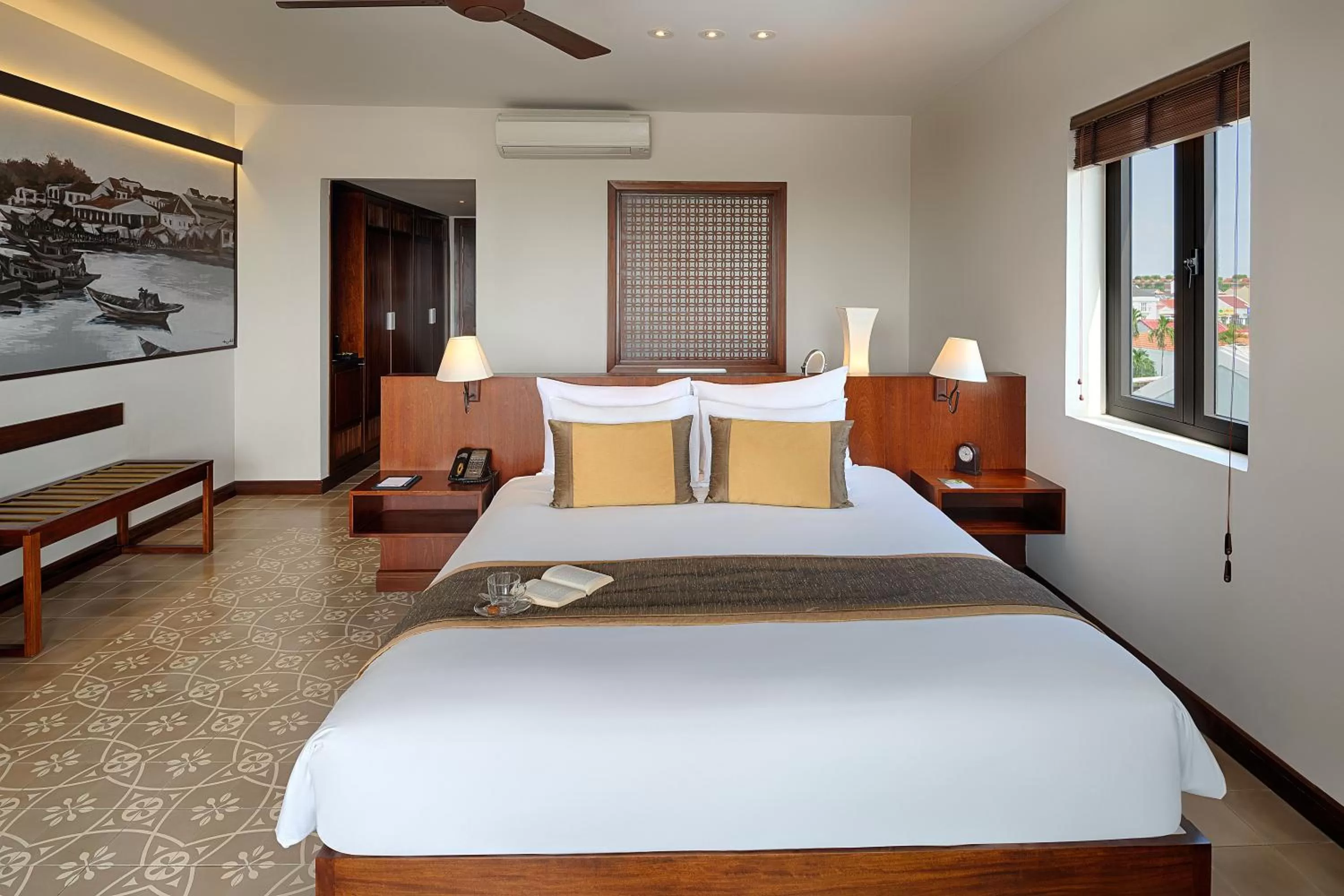 Bed in RiverTown Hoi An Resort & Spa