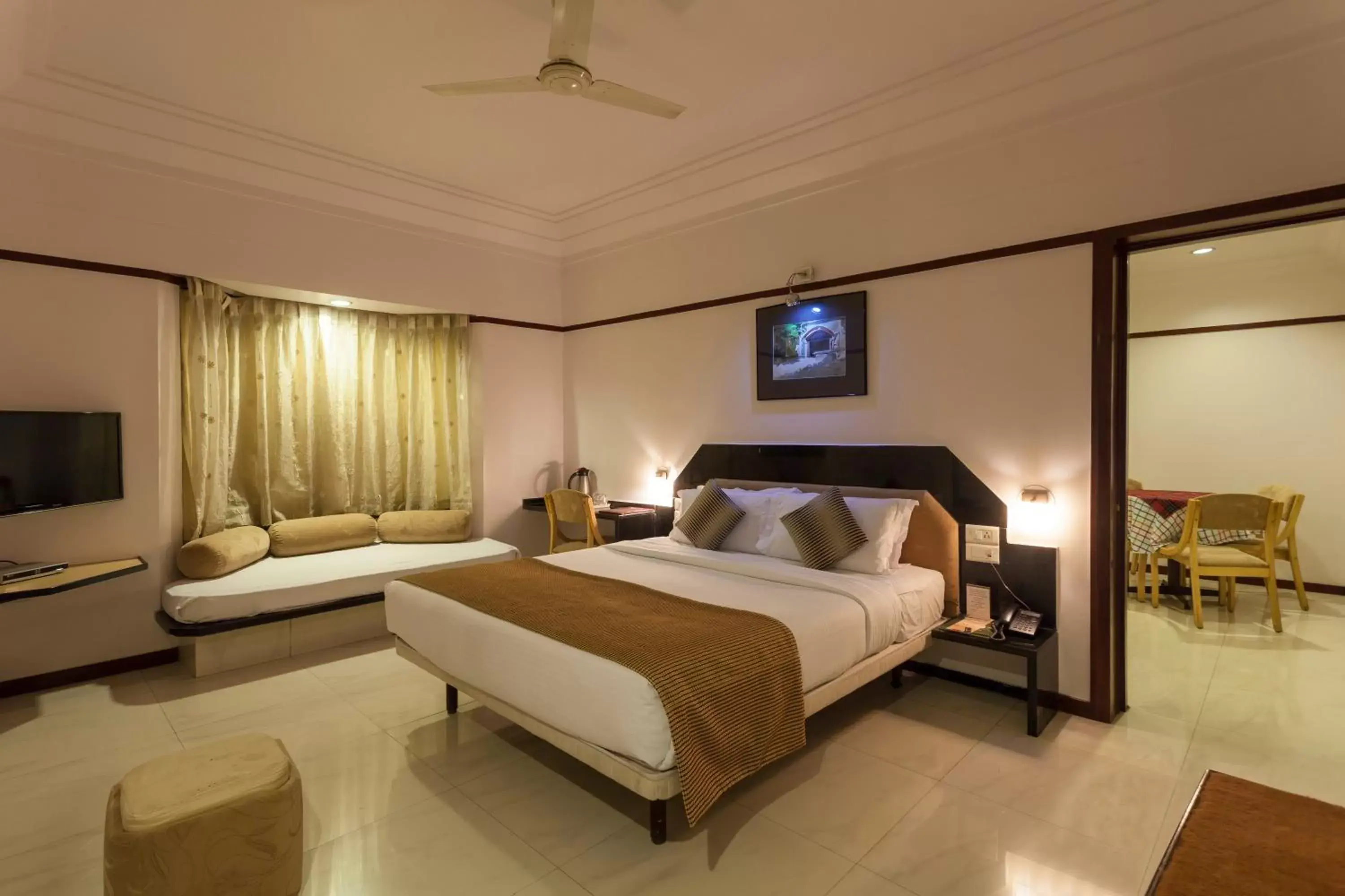 Photo of the whole room, Bed in Hotel Vrishali Executive