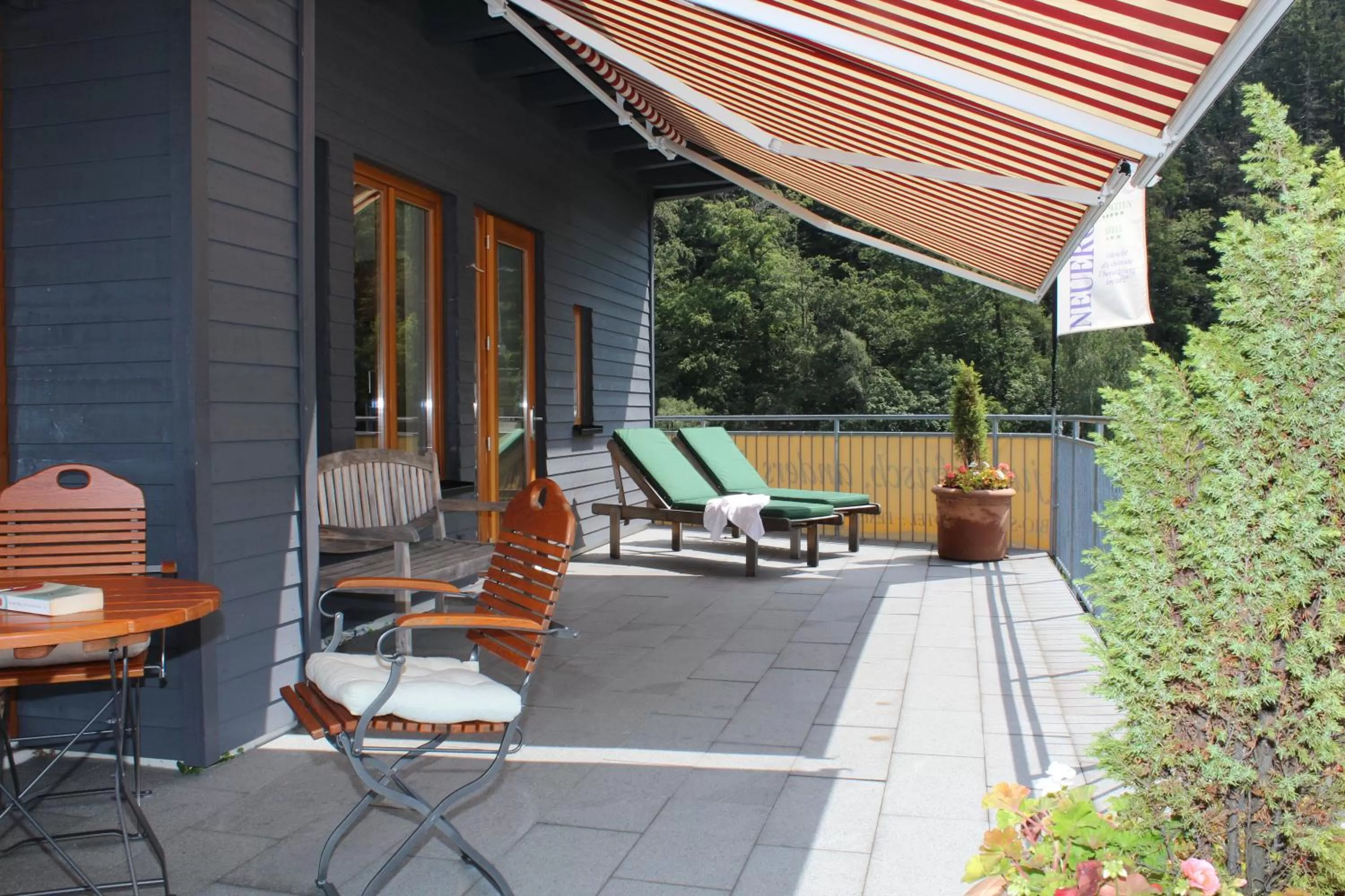 Balcony/Terrace in Plumbohms ECHT-HARZ-HOTEL