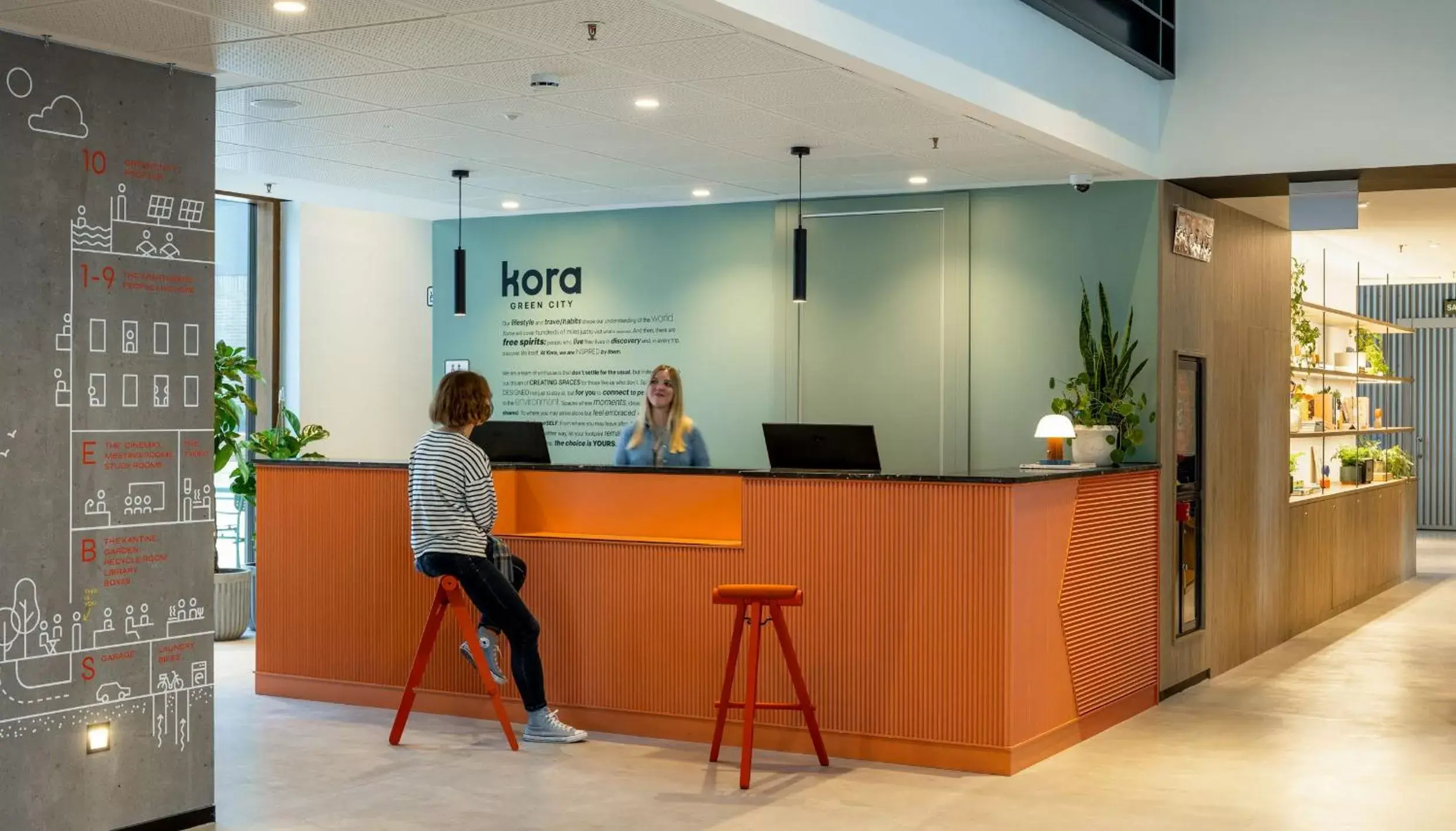 Lobby or reception, Lobby/Reception in Kora Green City - Aparthotel Passivhaus