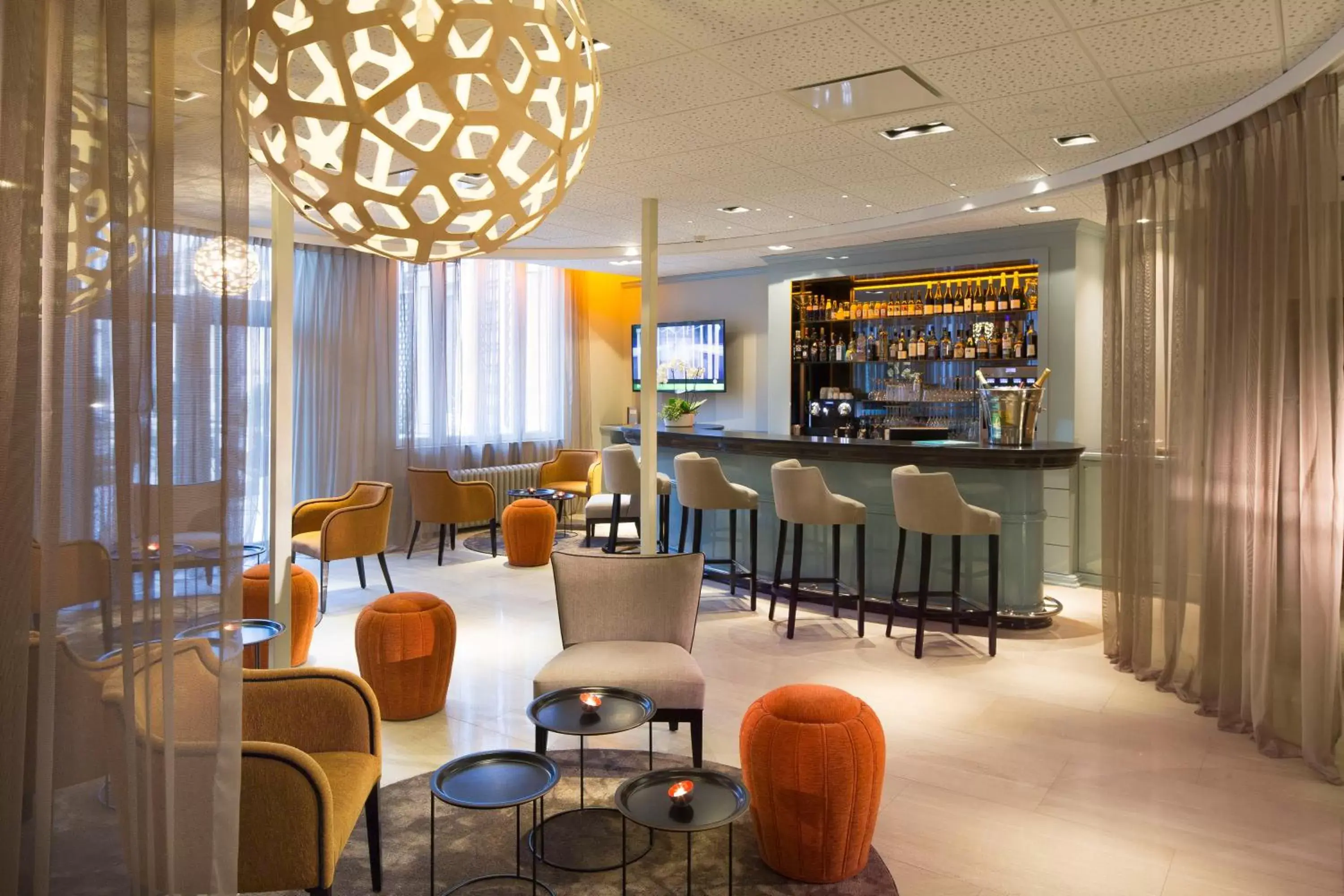 Garden view in Oceania Le Jura Dijon Garden view in Oceania Le Jura Dijon