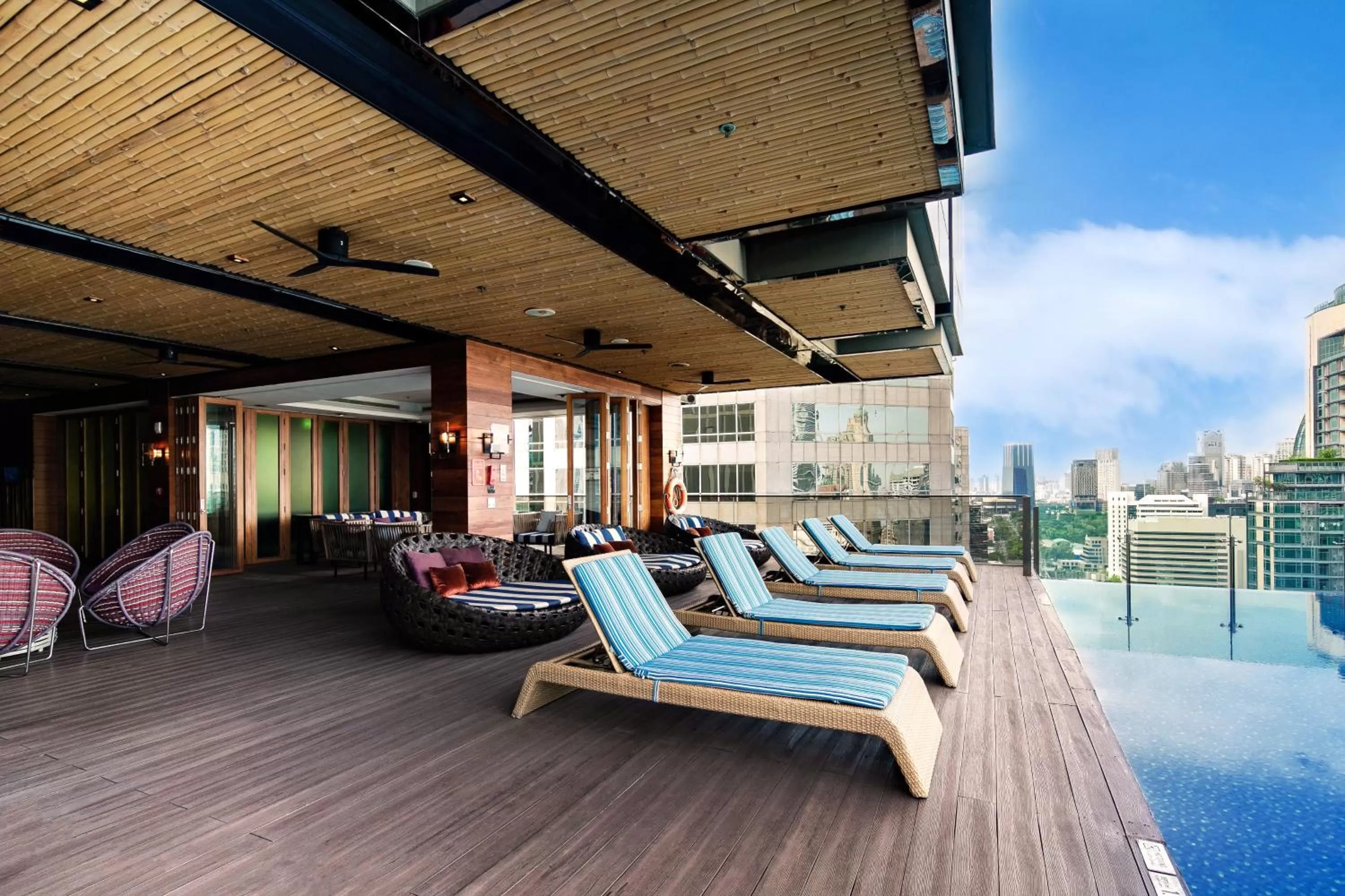 Swimming pool in Hotel Indigo Bangkok Wireless Road by IHG