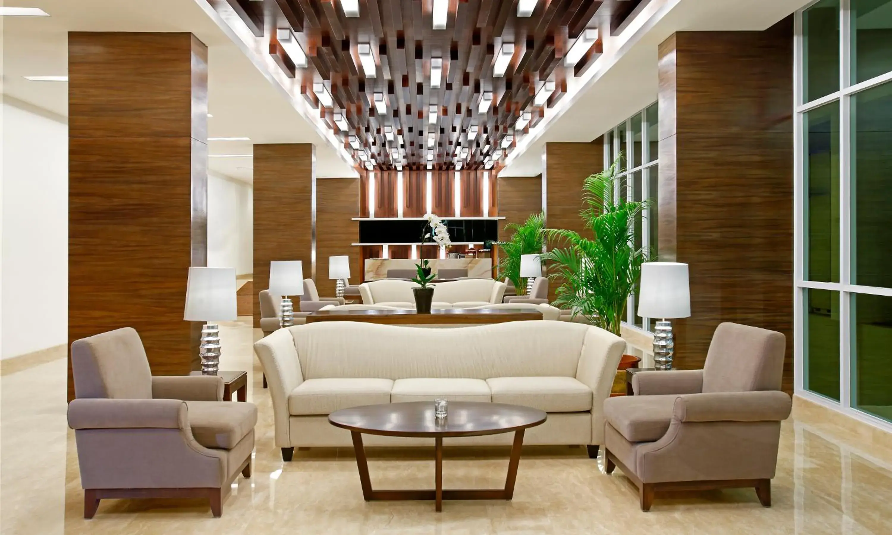 Lobby or reception, Lounge/Bar in Hotel Santika Cikarang