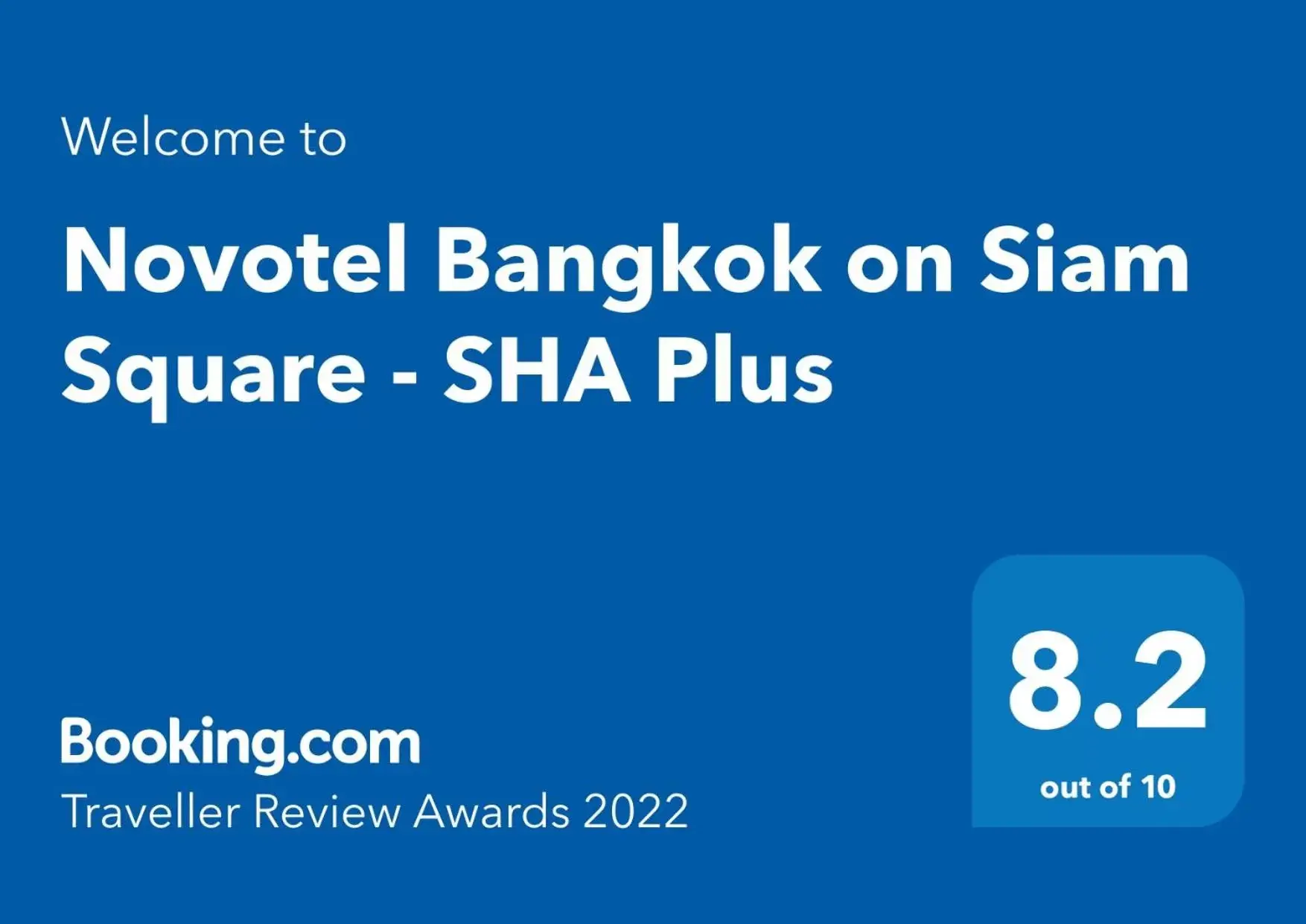 Certificate/Award, Logo/Certificate/Sign/Award in Novotel Bangkok on Siam Square