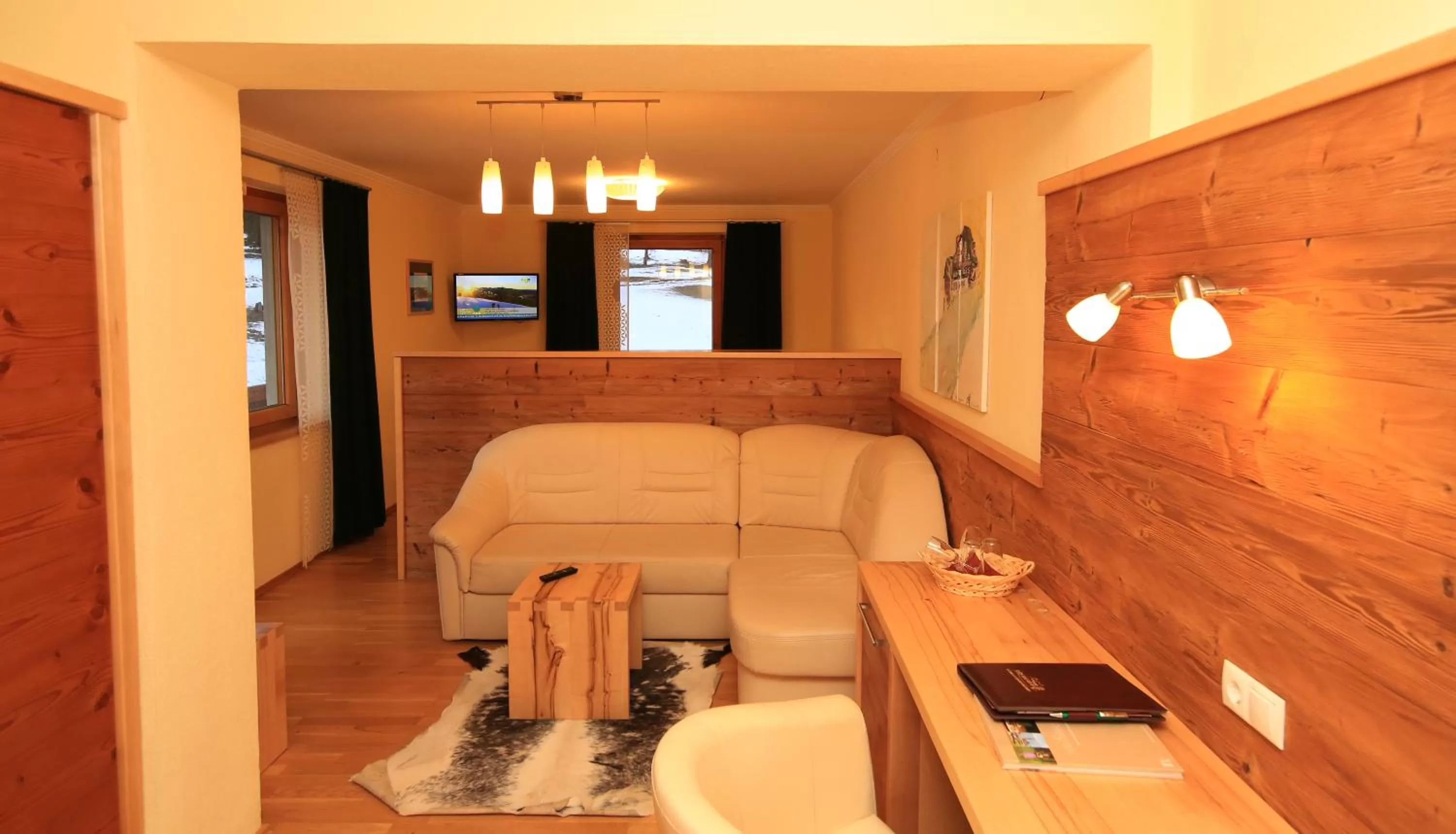 Living room in Naturhotel Lärchenhof