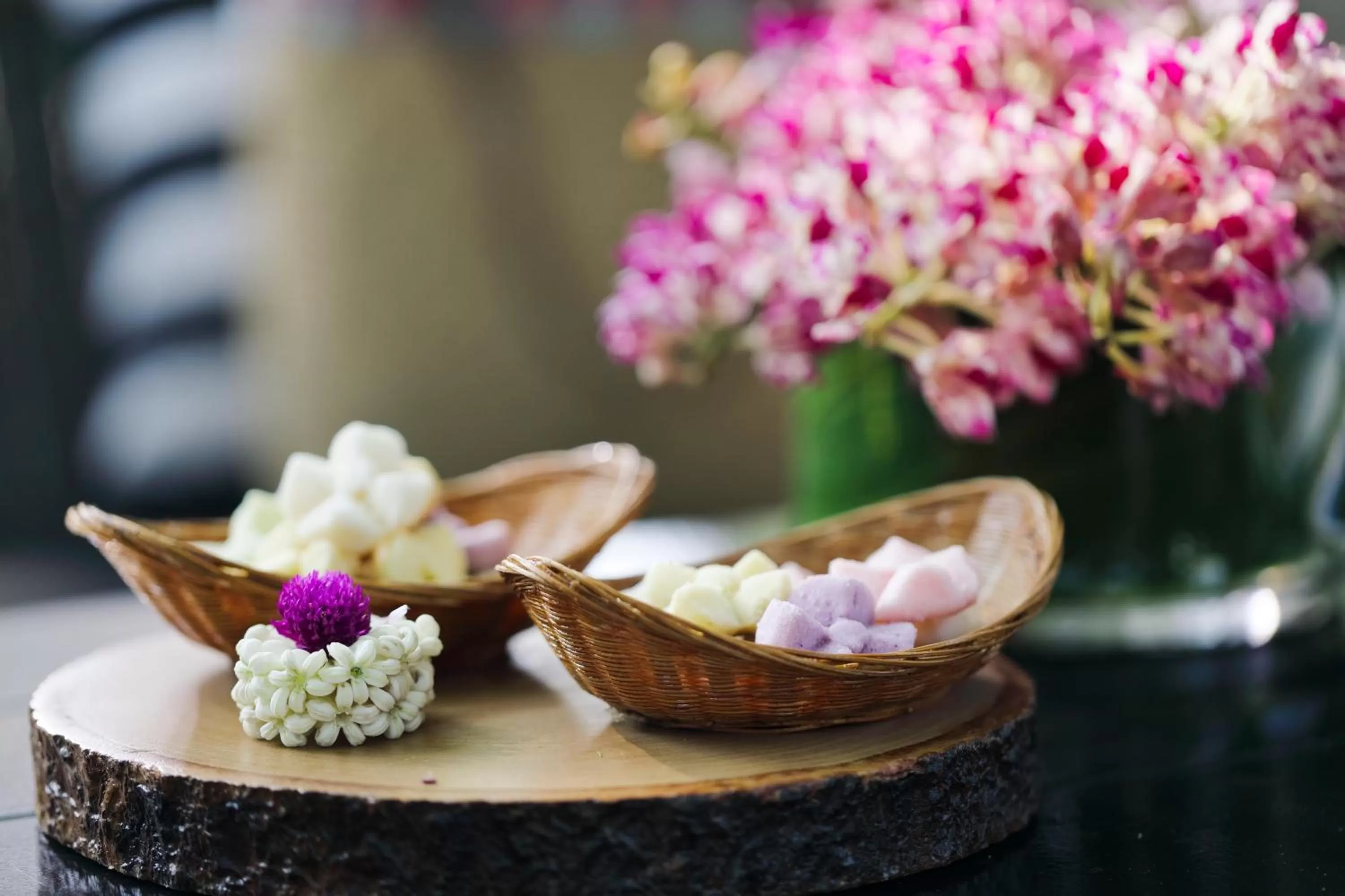 Decorative detail in The Raweekanlaya Bangkok Wellness Cuisine Resort