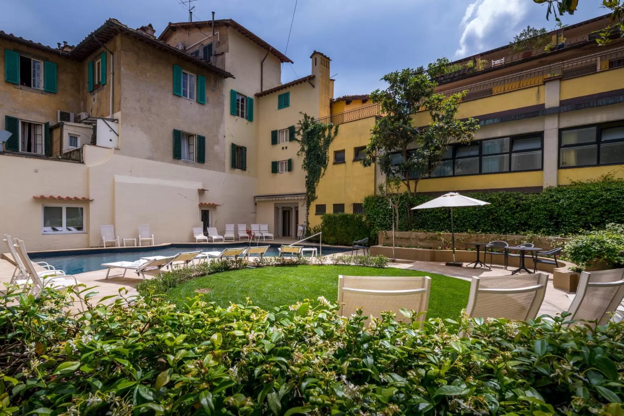 Garden in Hotel Croce Di Malta