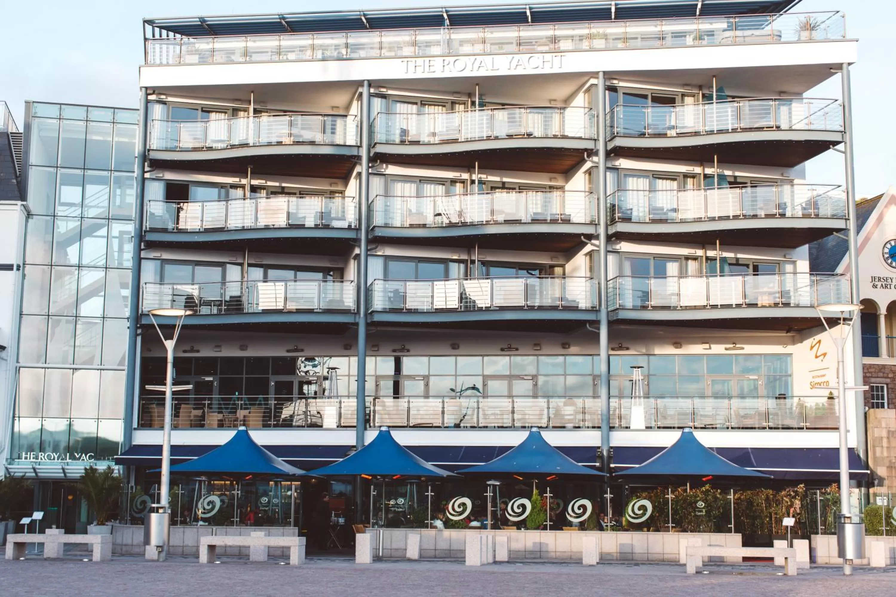 Facade/entrance in The Royal Yacht