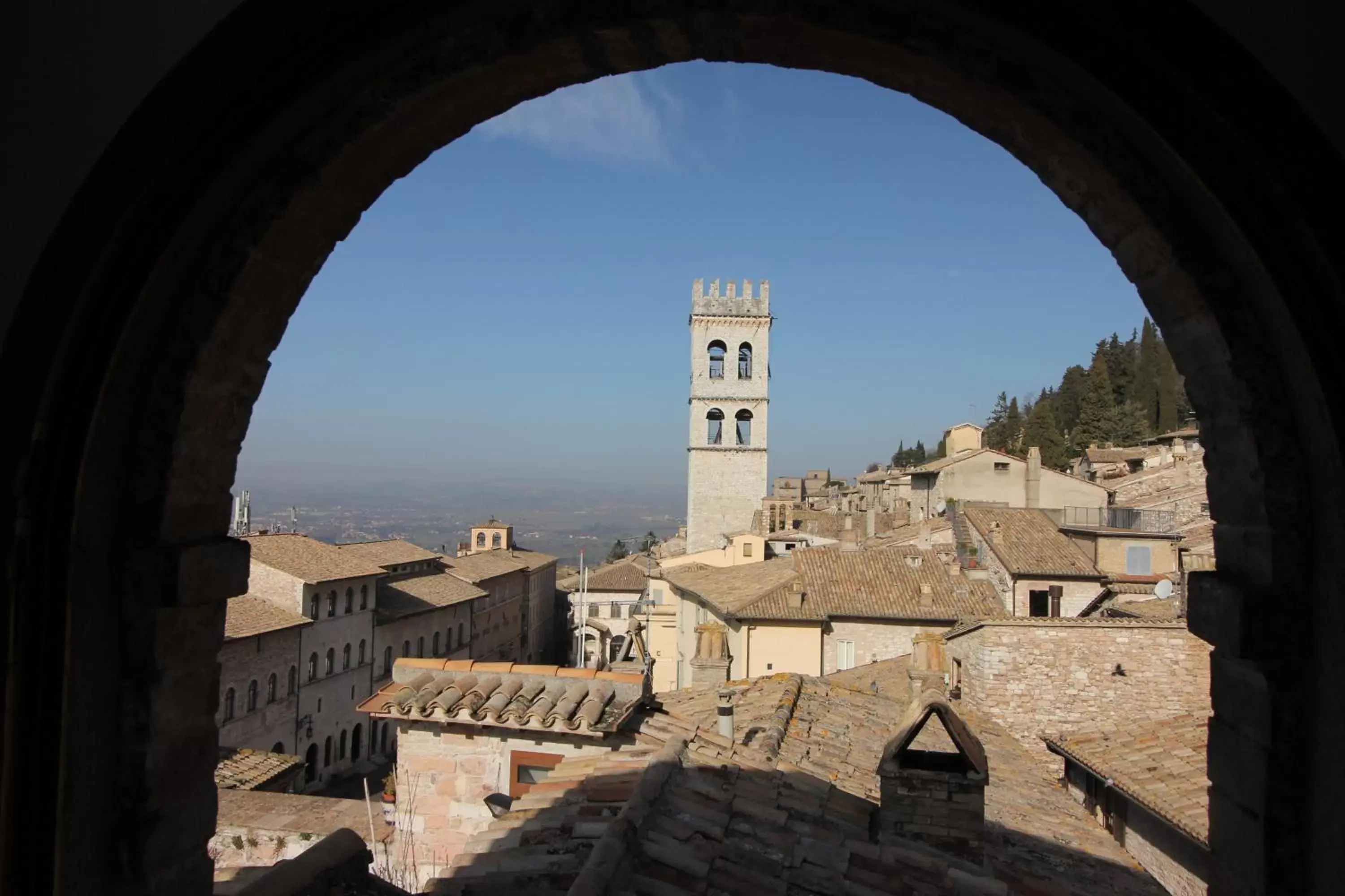 City view in Hotel Trattoria Pallotta