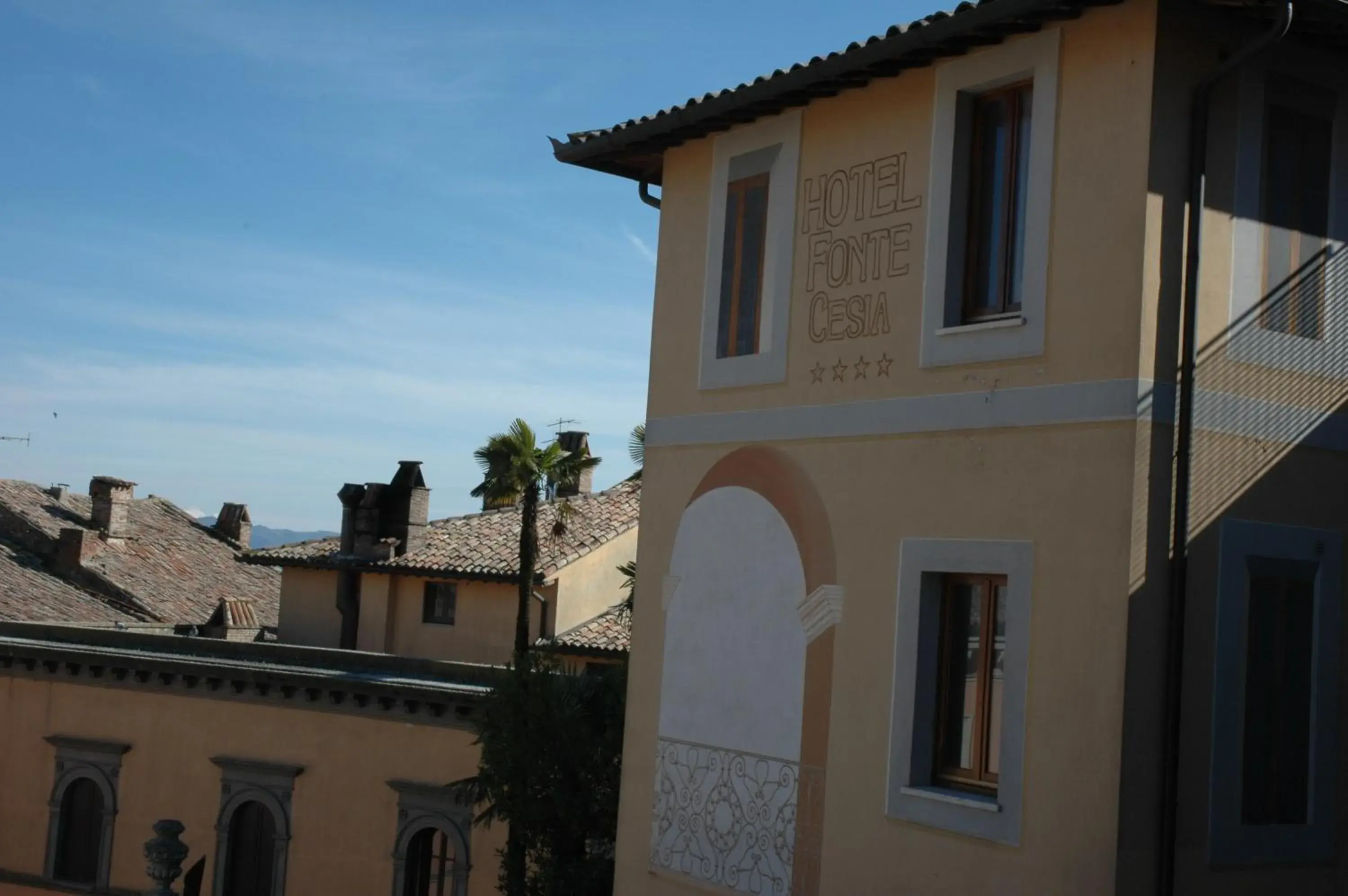 View (from property/room), Property Building in Hotel Fonte Cesia