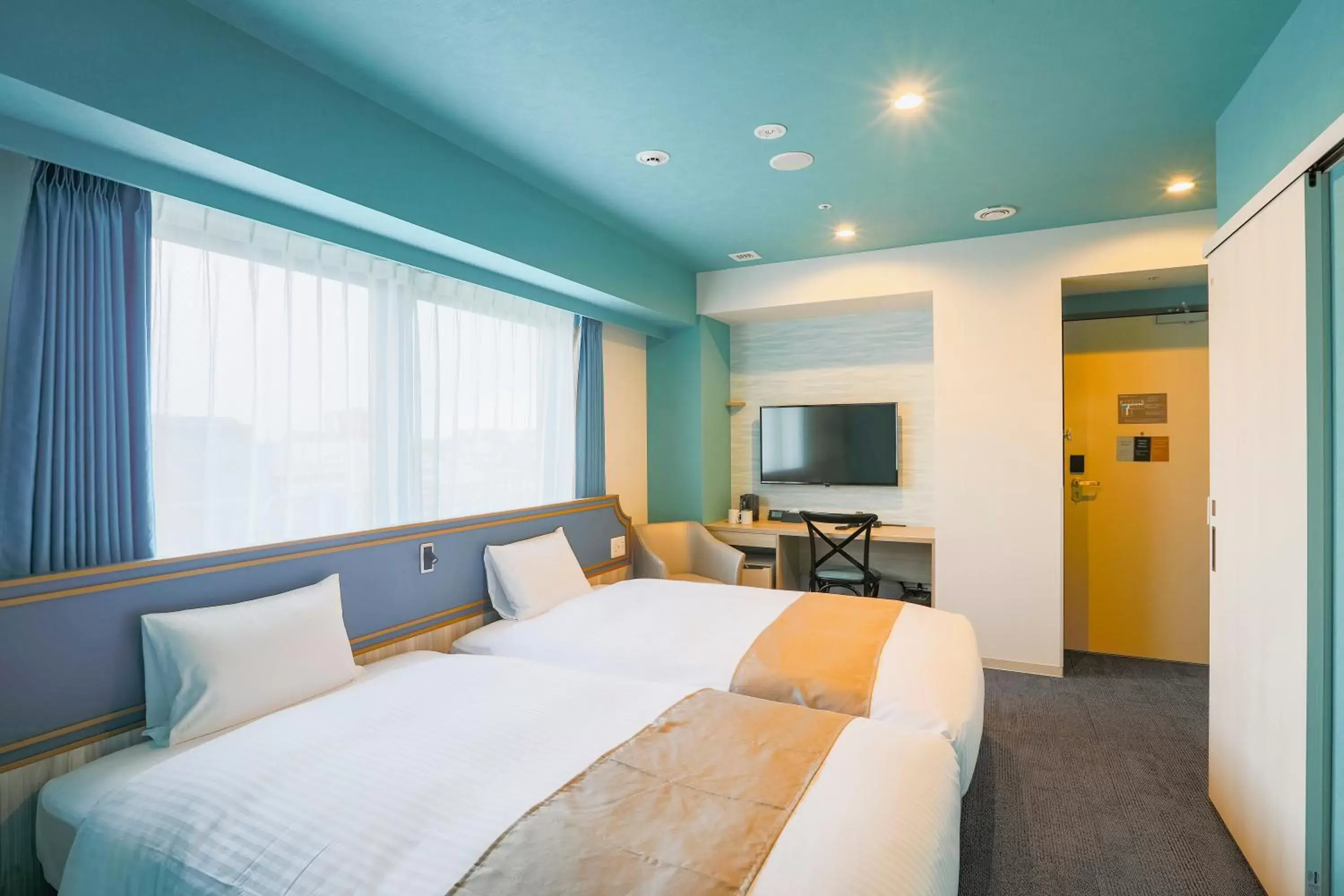 Bed in Hotel Wing International Select Kumamoto