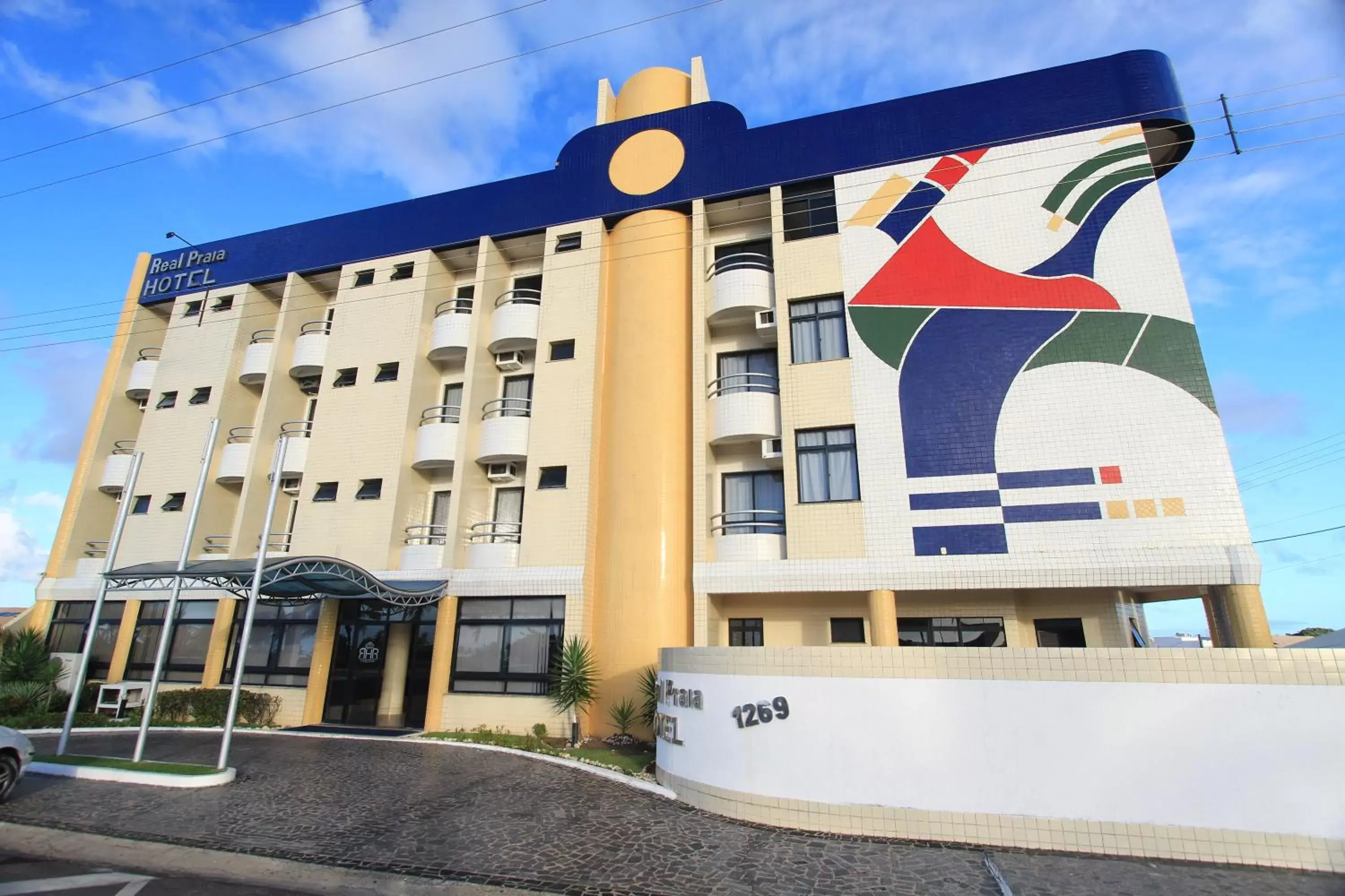 Facade/entrance, Property Building in Real Praia Hotel