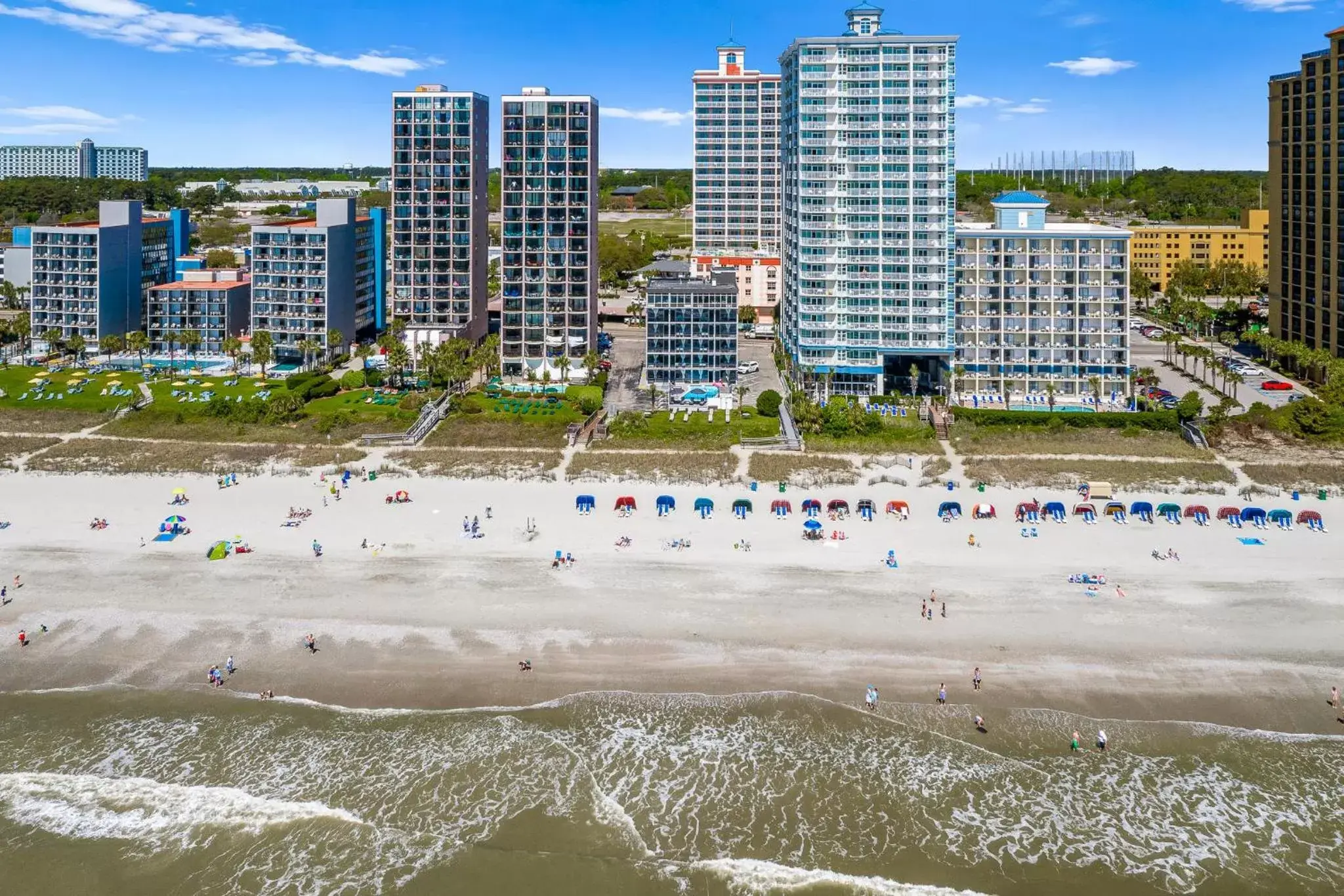 Bird's eye view in The Beverley Beach House