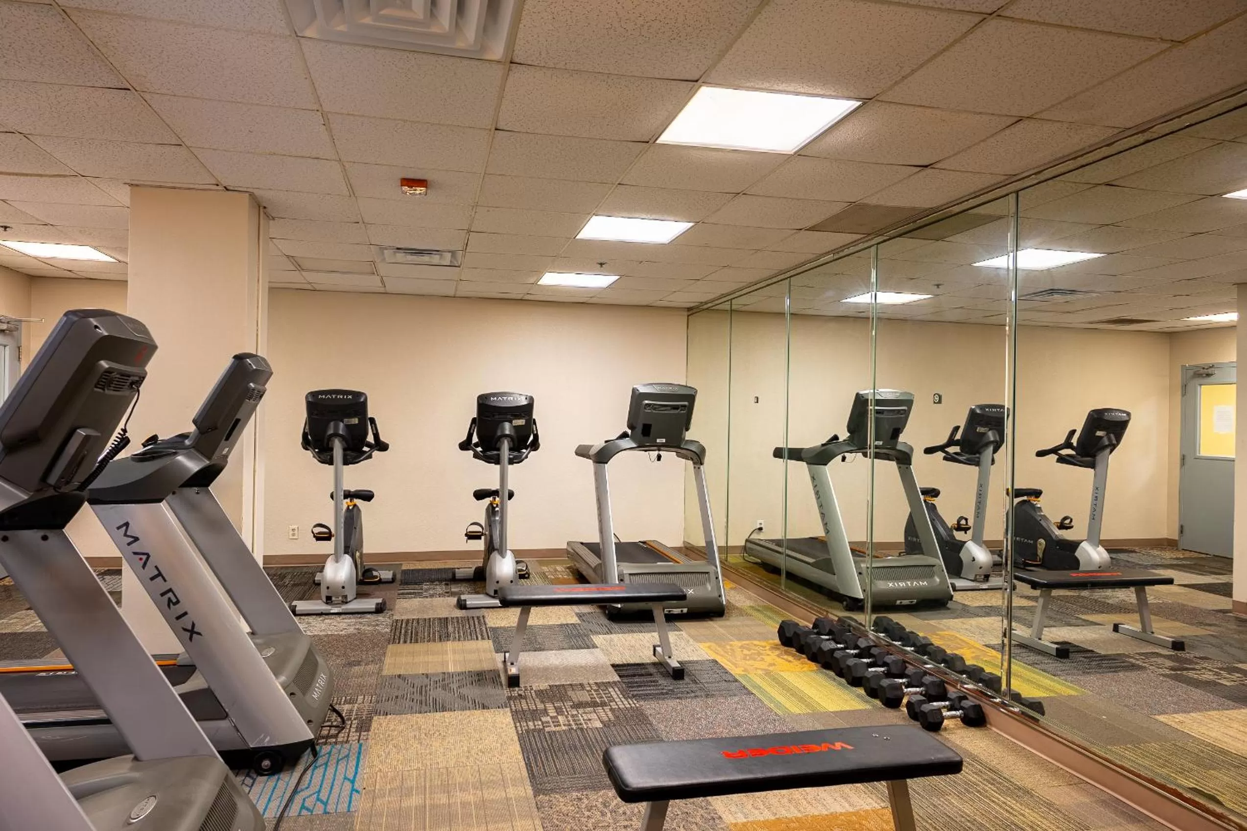 Fitness centre/facilities in Emerald Beach Hotel Corpus Christi