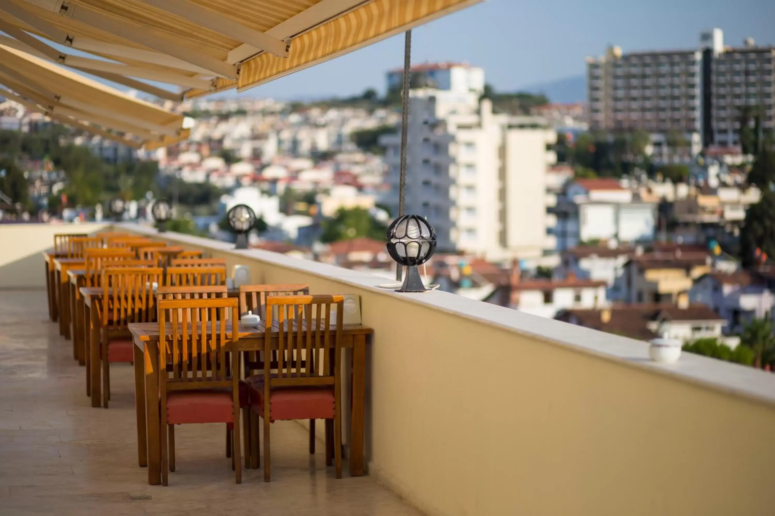 Balcony/Terrace in Tuntas Family Suites Kusadasi