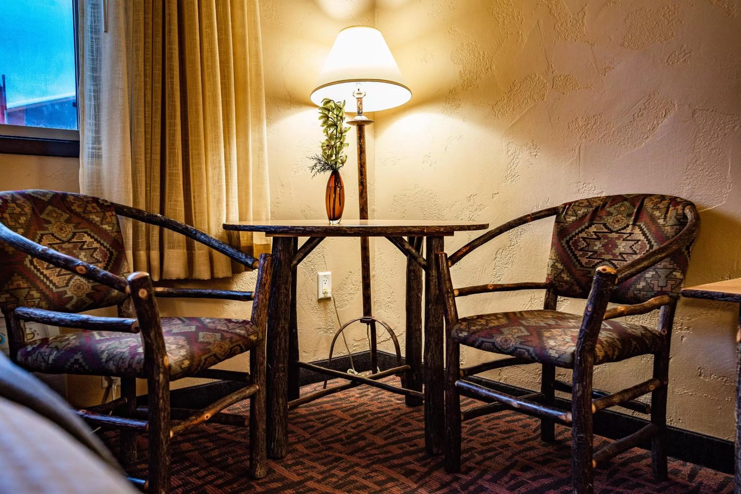 Seating area in Elk Country Inn