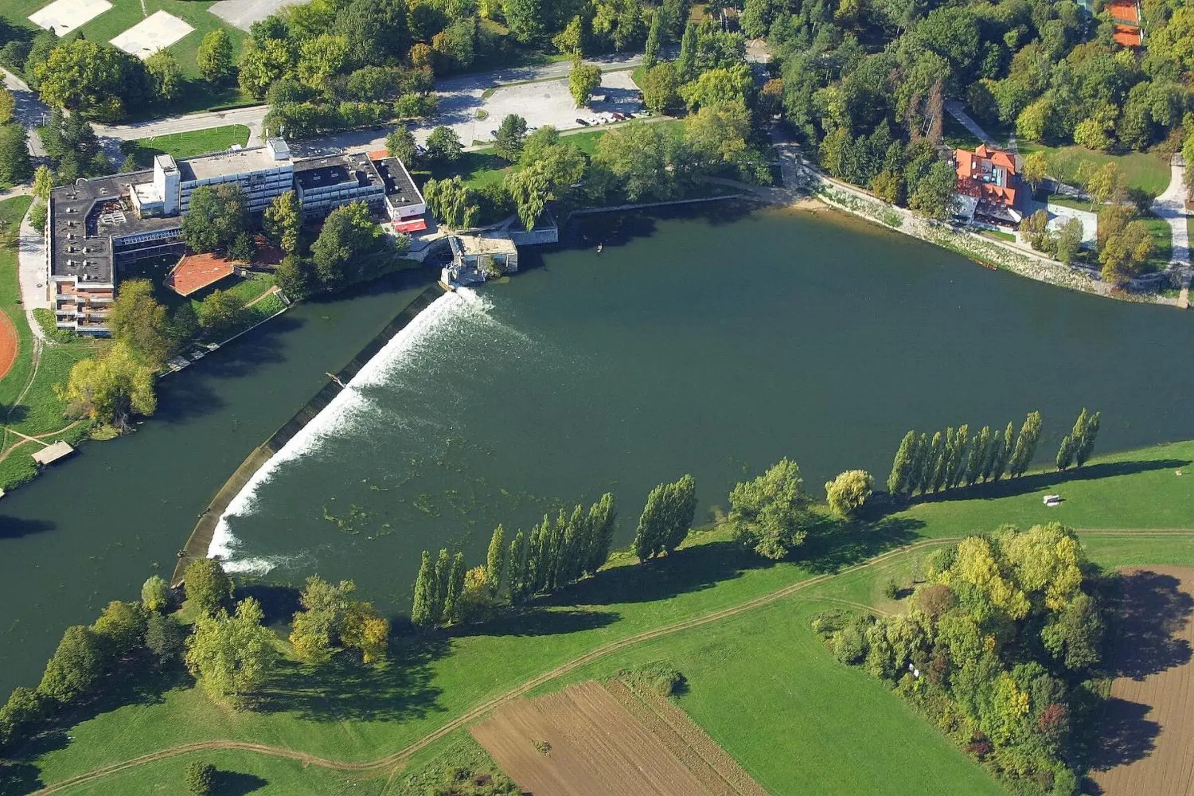 Bird's eye view, Bird's-eye View in Boutique Hotel Korana Srakovcic