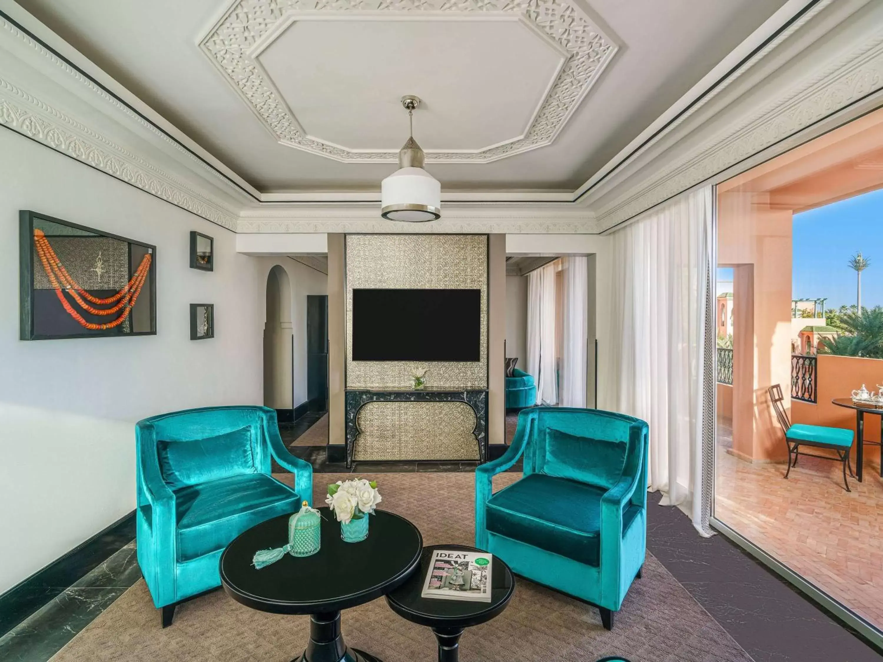 Bedroom, Seating Area in Sofitel Marrakech Lounge and Spa