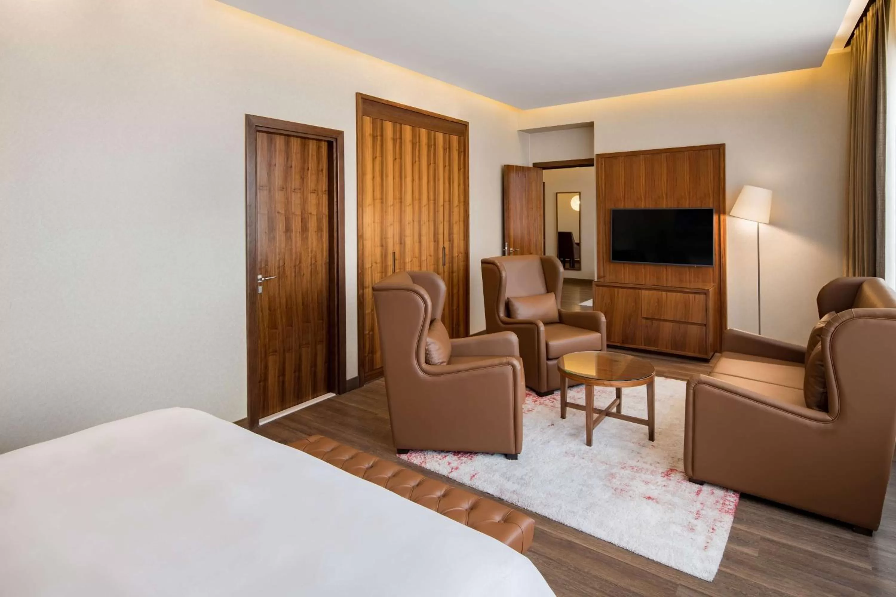 Bed in Radisson Blu Hotel, Dubai Canal View