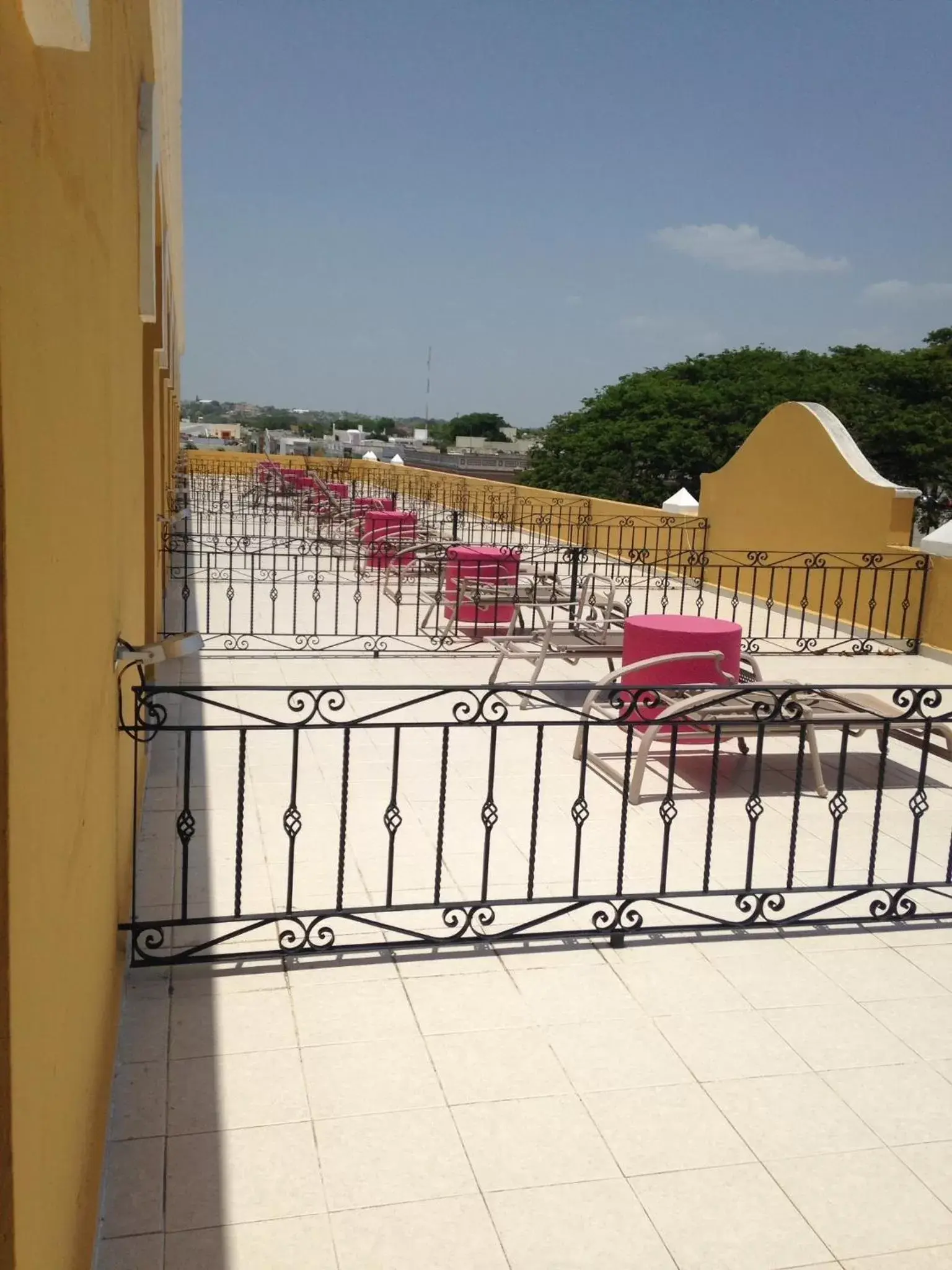 Balcony/Terrace in Hotel Plaza Campeche