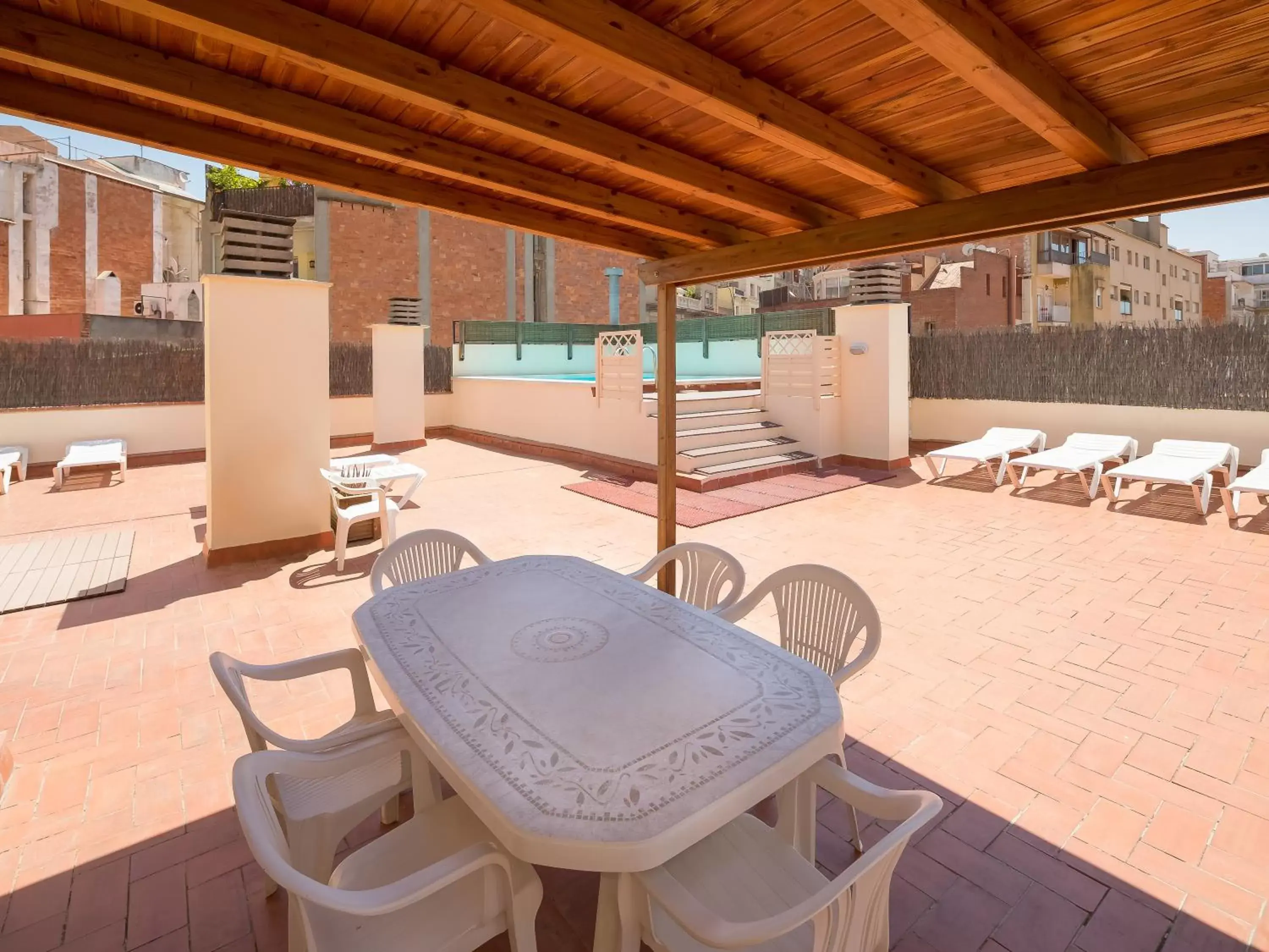 Balcony/Terrace in Aparthotel Bertrán Balcony/Terrace in Aparthotel Bertrán