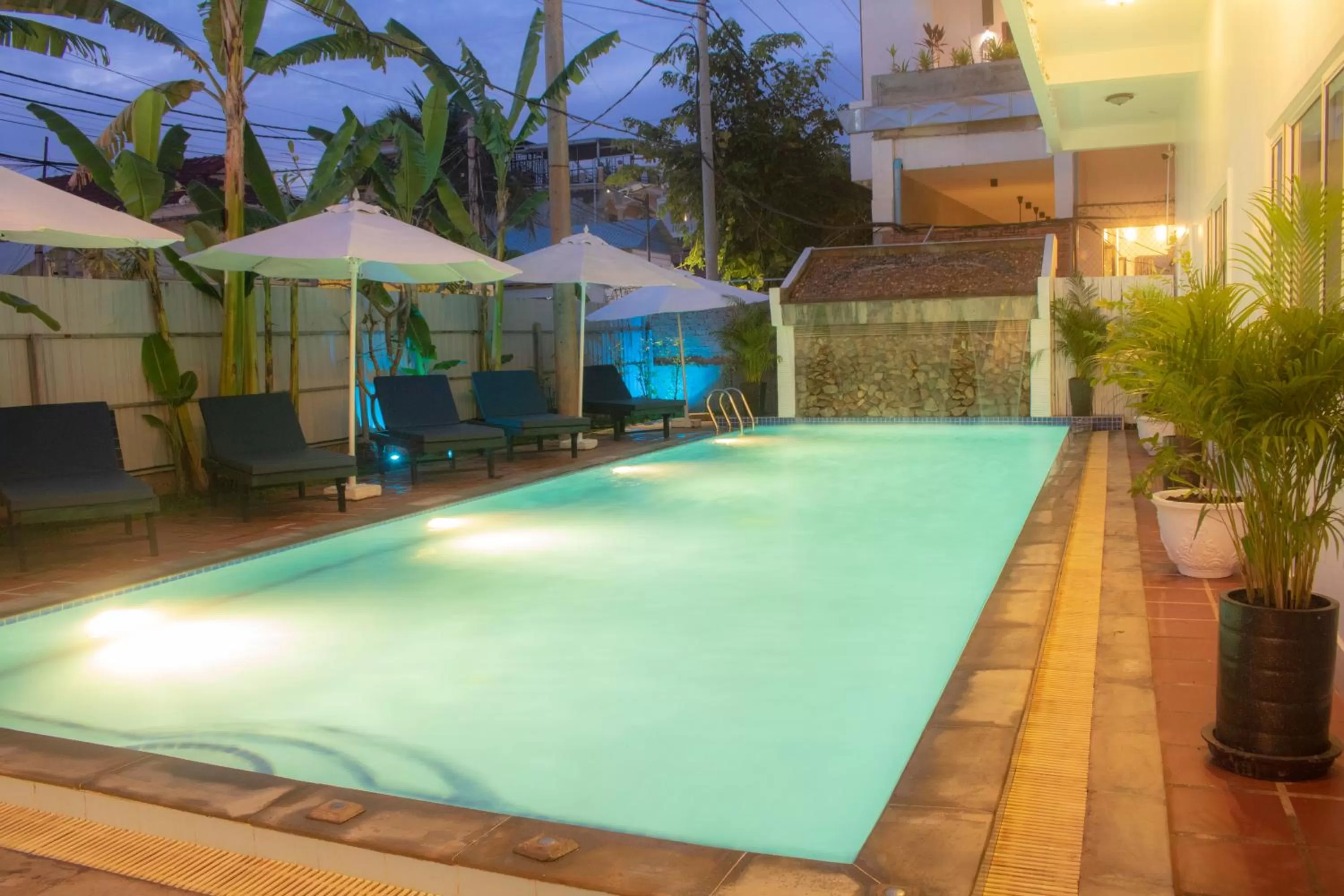 Swimming pool in The Blanc Residence