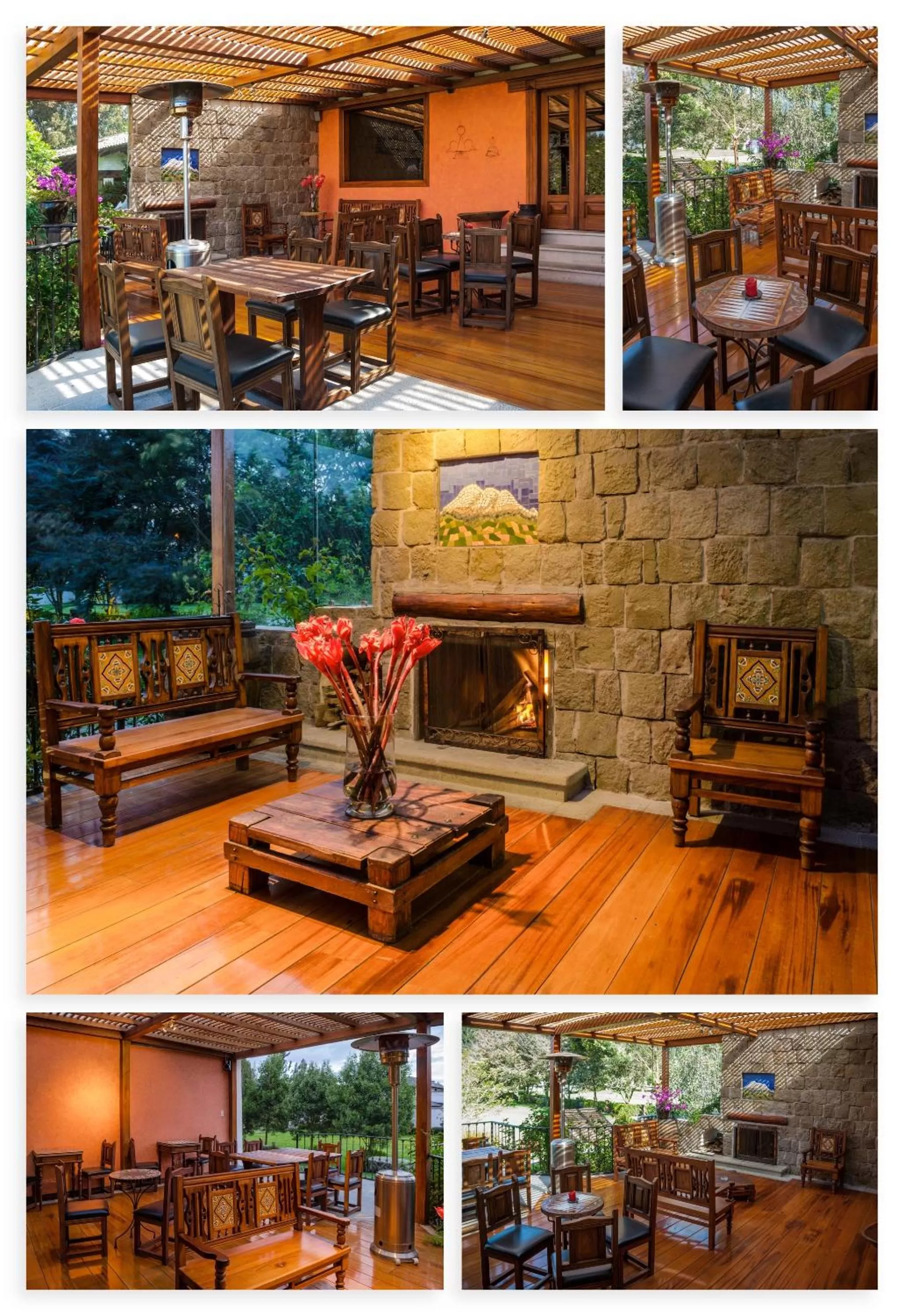 Balcony/Terrace in Hotel Hacienda Abraspungo