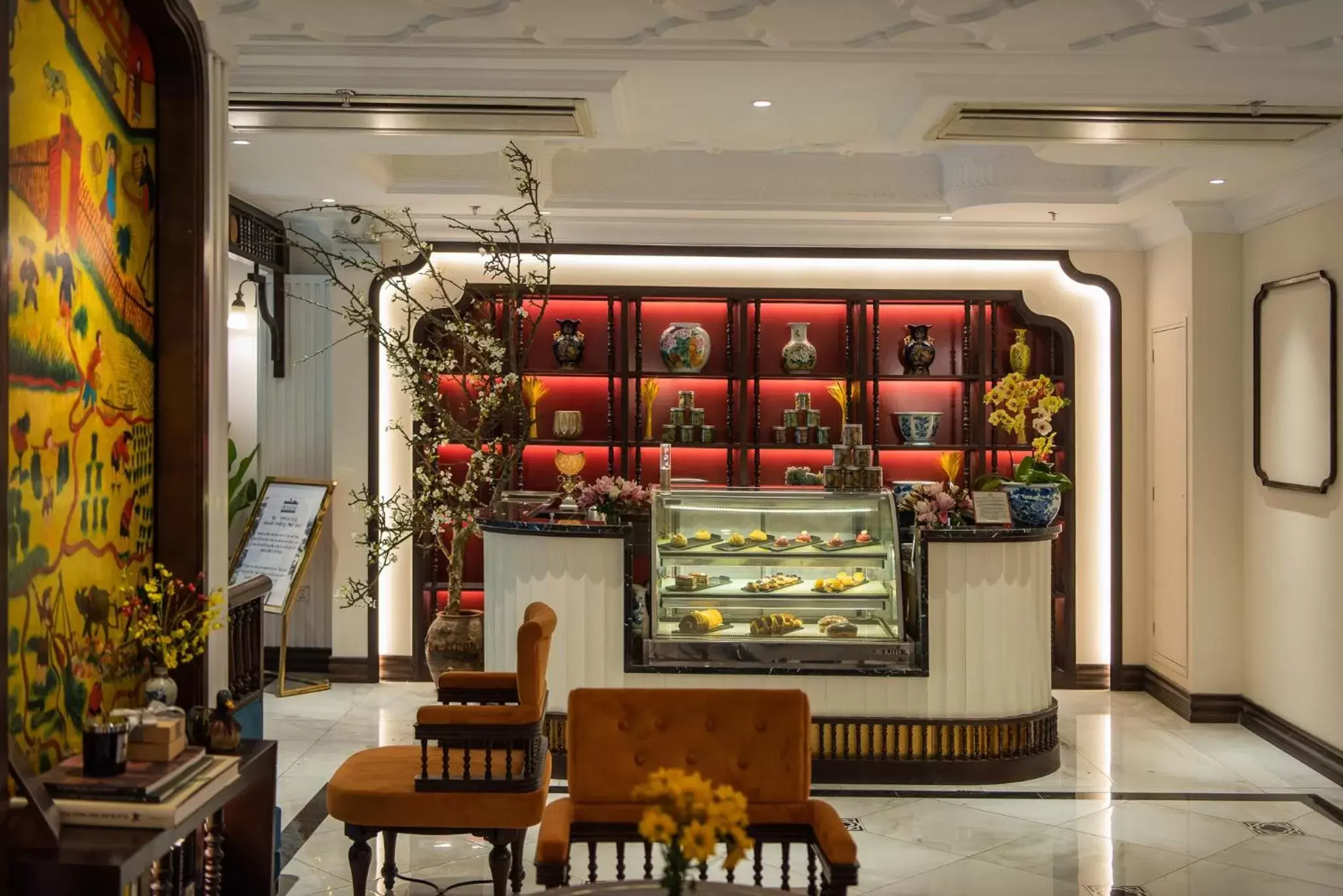 Lobby or reception in Hanoi Tirant Hotel