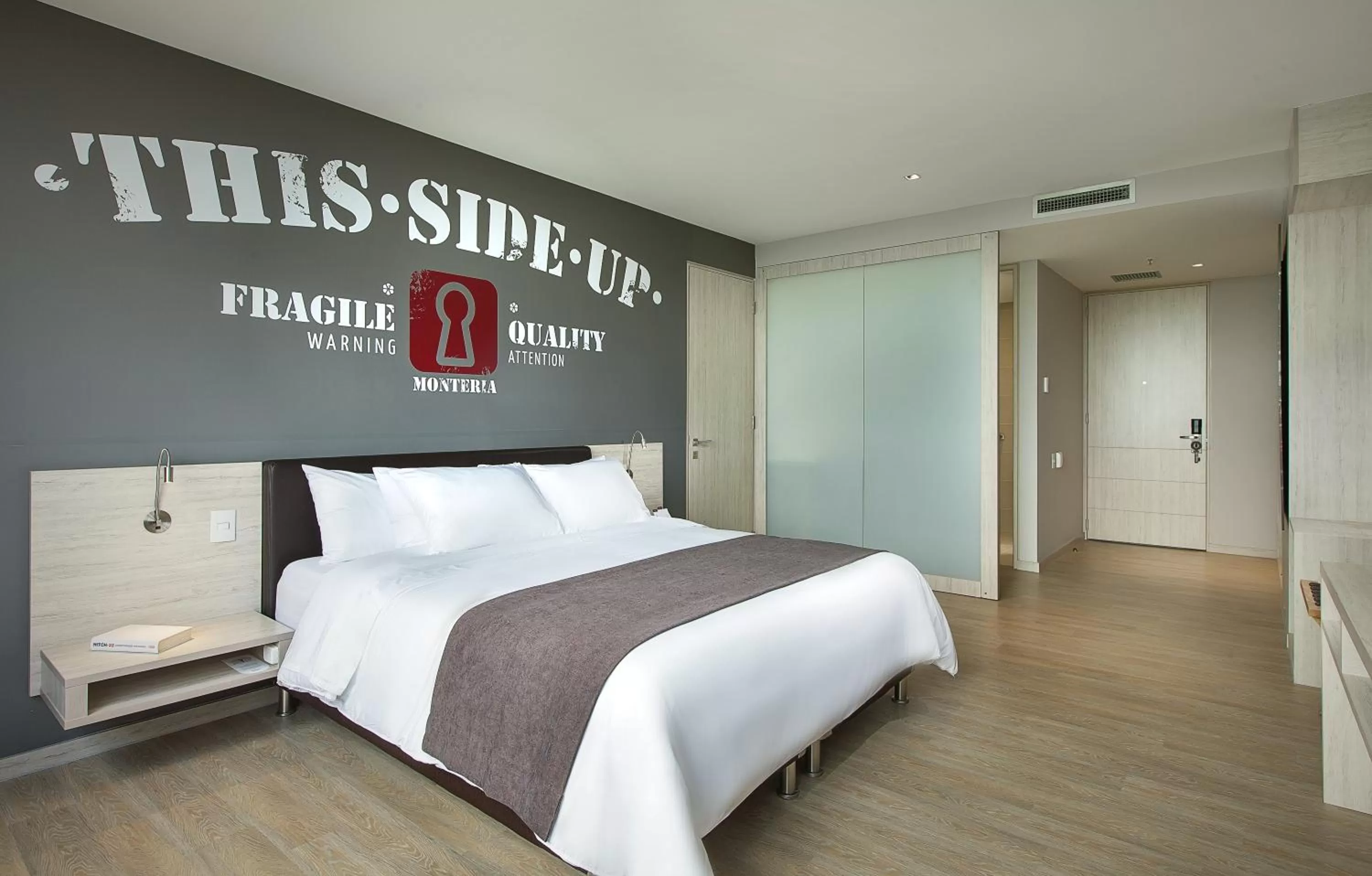 Bedroom, Bed in Hotel Sites Montería