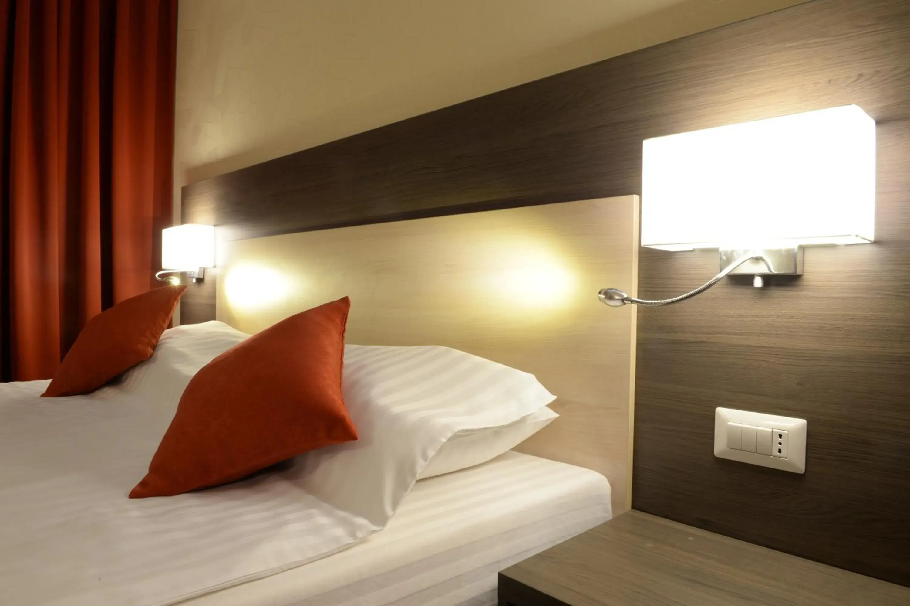 Bed in Hotel Galaxy