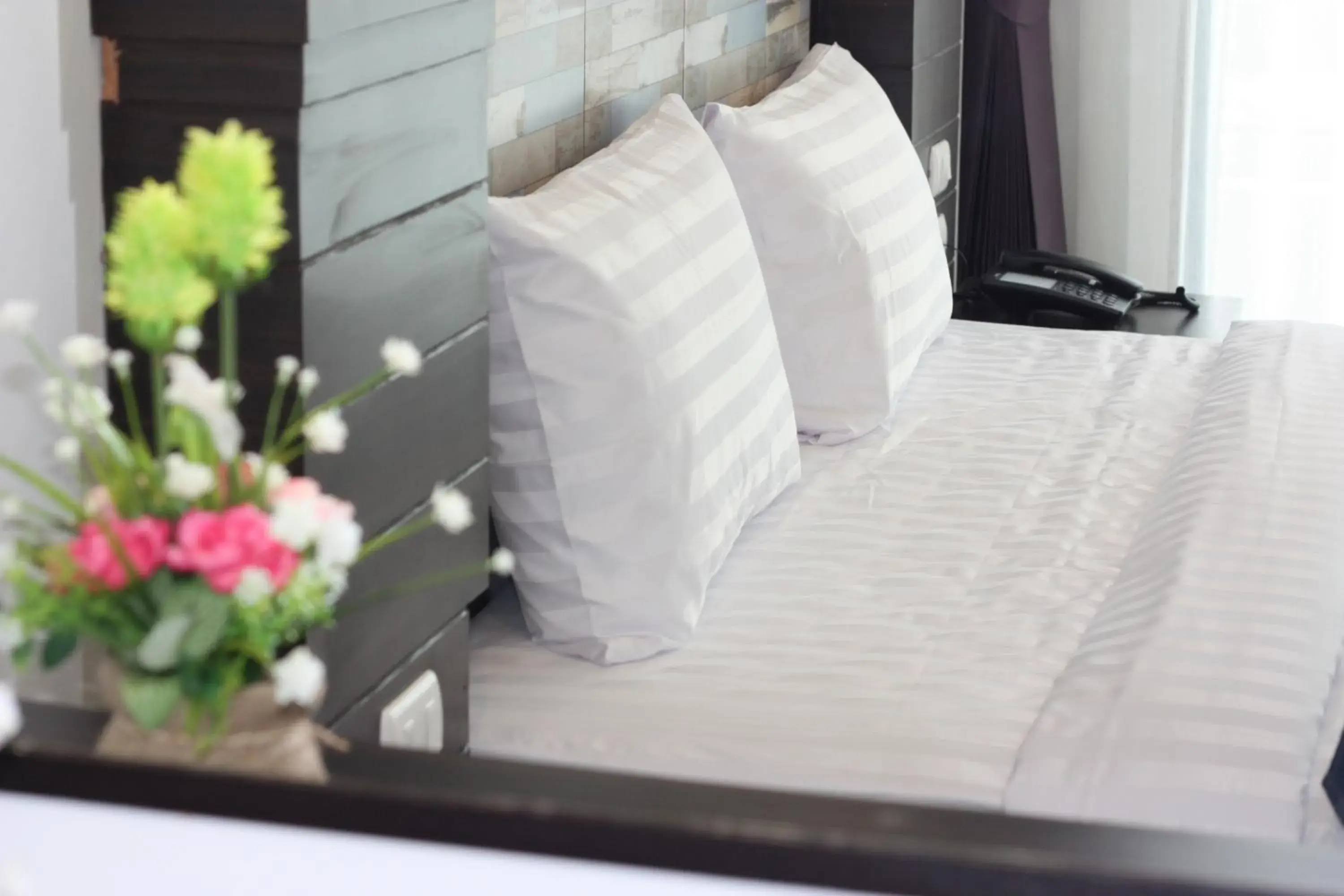 Decorative detail, Bed in Serene Residence