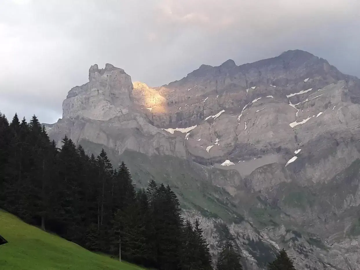 Natural landscape, Mountain View in Ferien in der Bergwelt von Adelboden