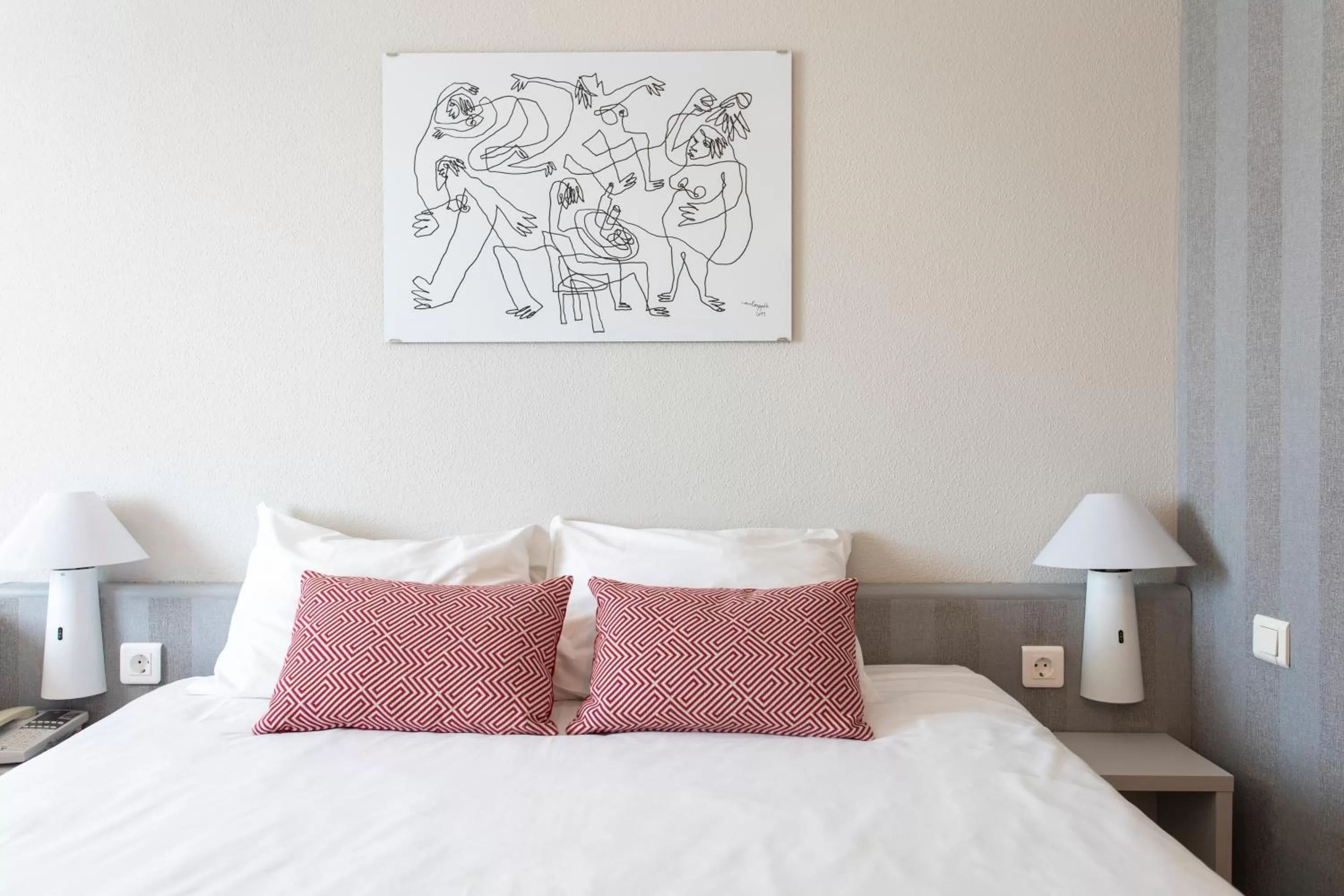 Bed in Ibis Valencia Alfafar