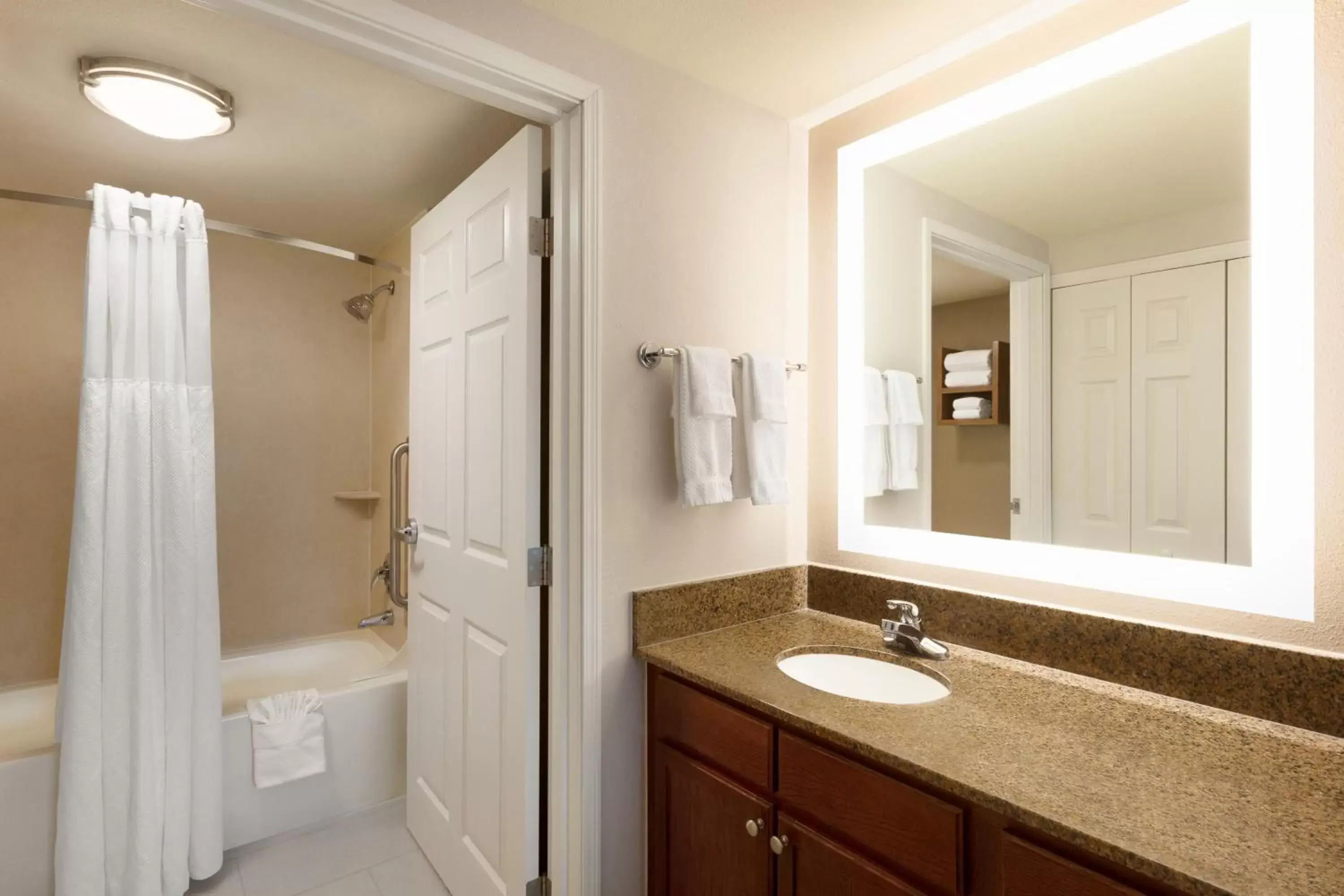 Bathroom in Staybridge Suites Tampa East- Brandon, an IHG Hotel