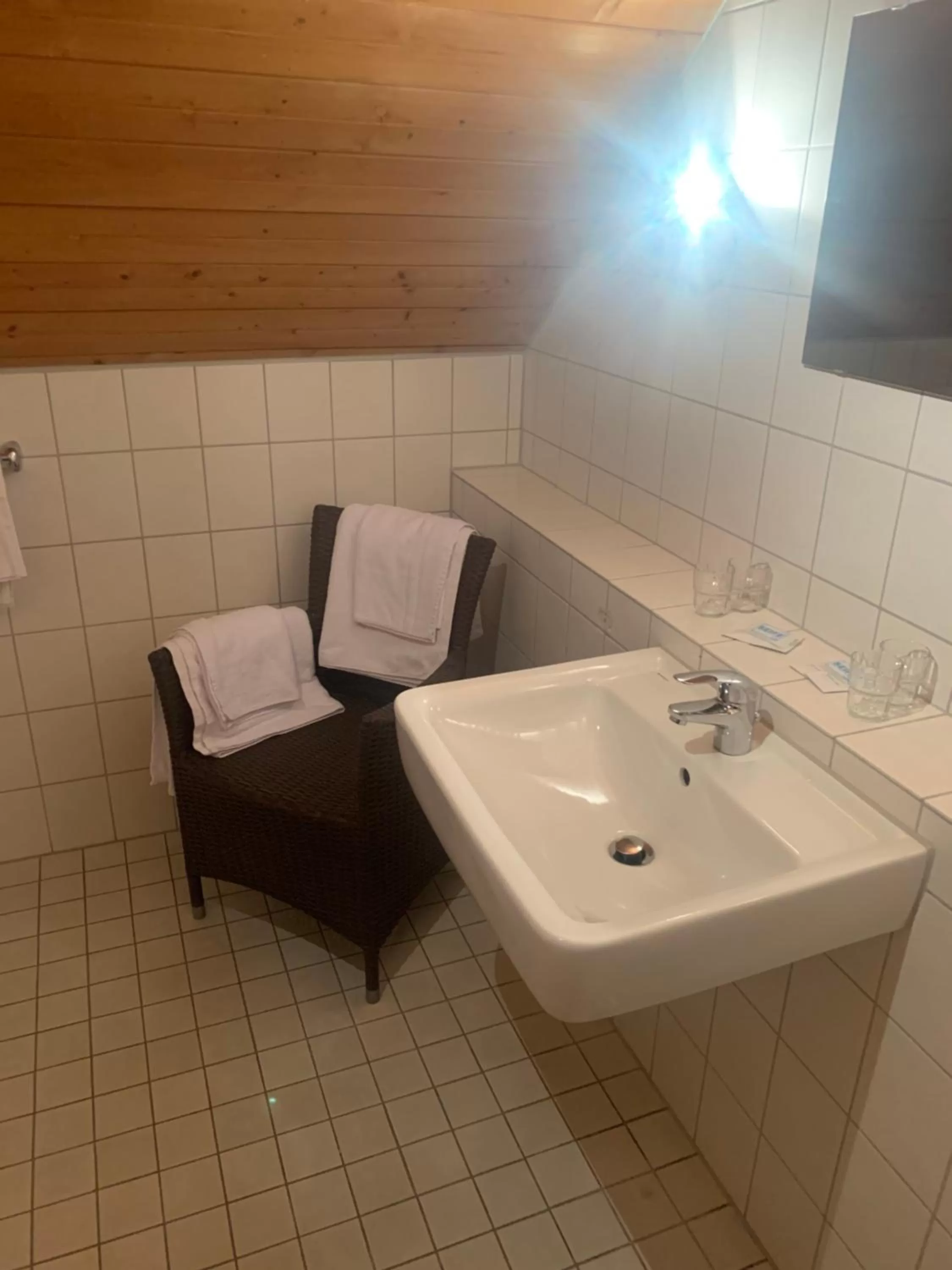 Bathroom in Hotel Maien