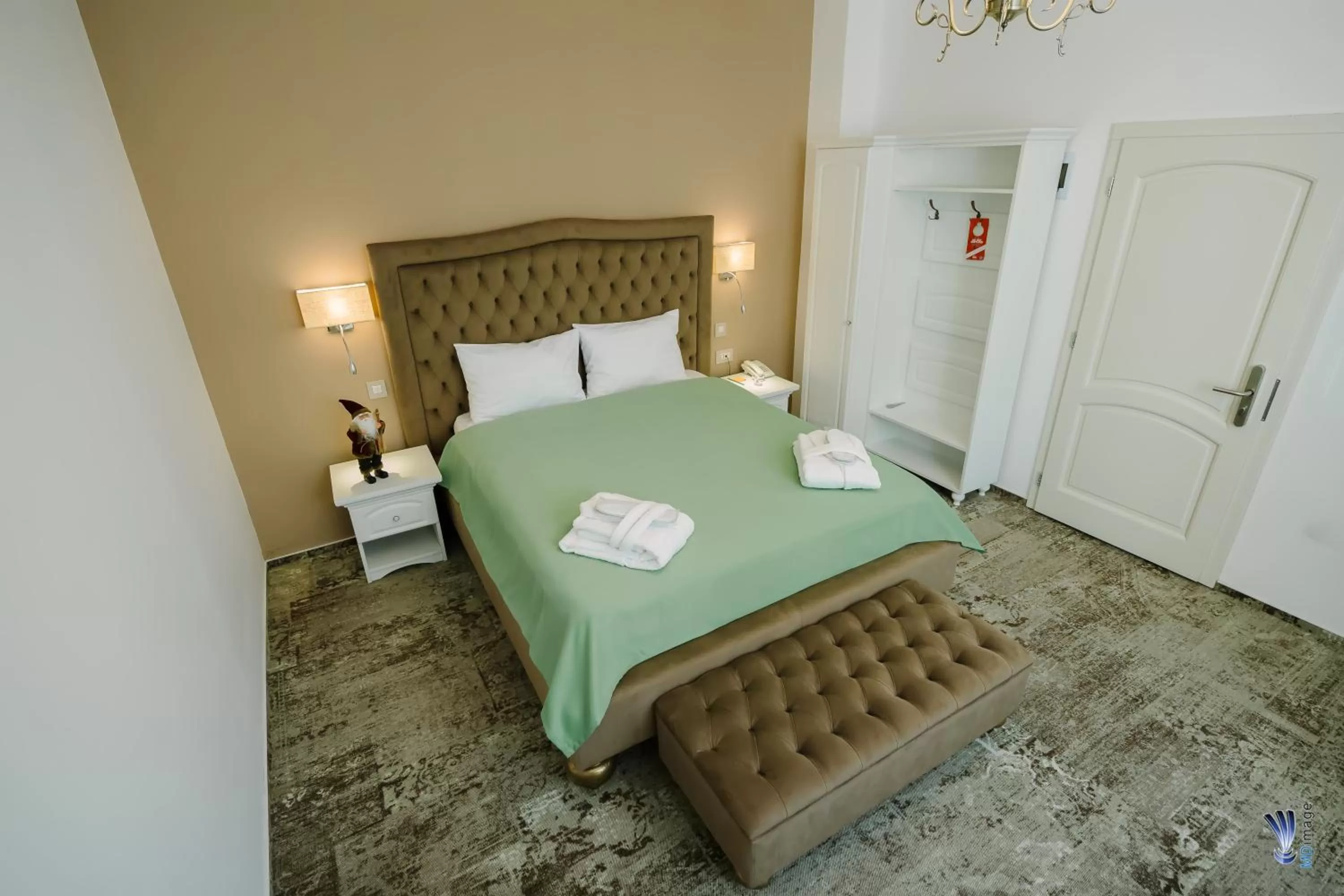 Bed in Hotel La Belle Epoque