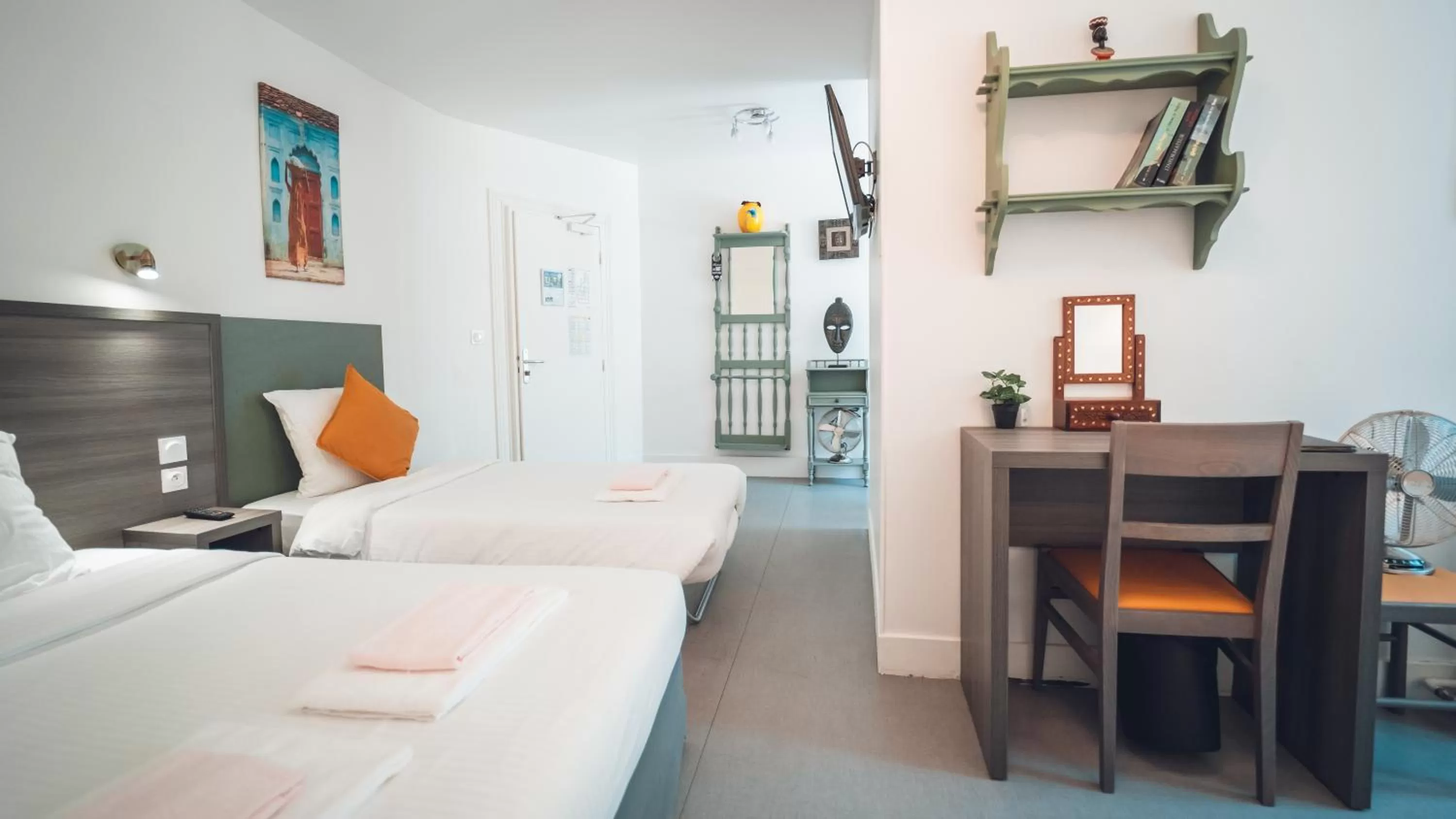 Photo of the whole room, Bed in Logis Hôtel Vuillot