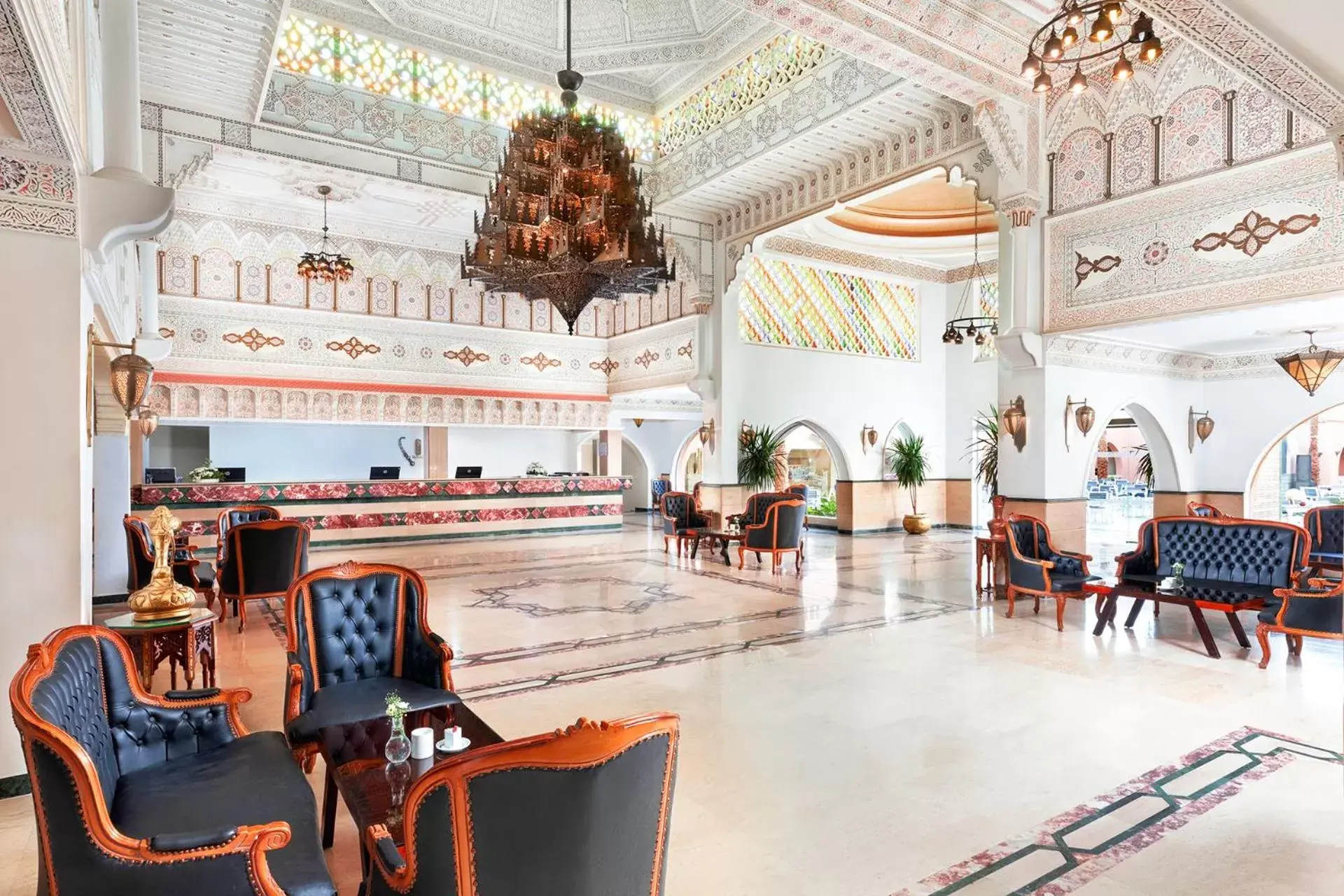 Lobby or reception, Restaurant/Places to Eat in Pickalbatros Alf Leila Wa Leila Resort - Neverland Hurghada