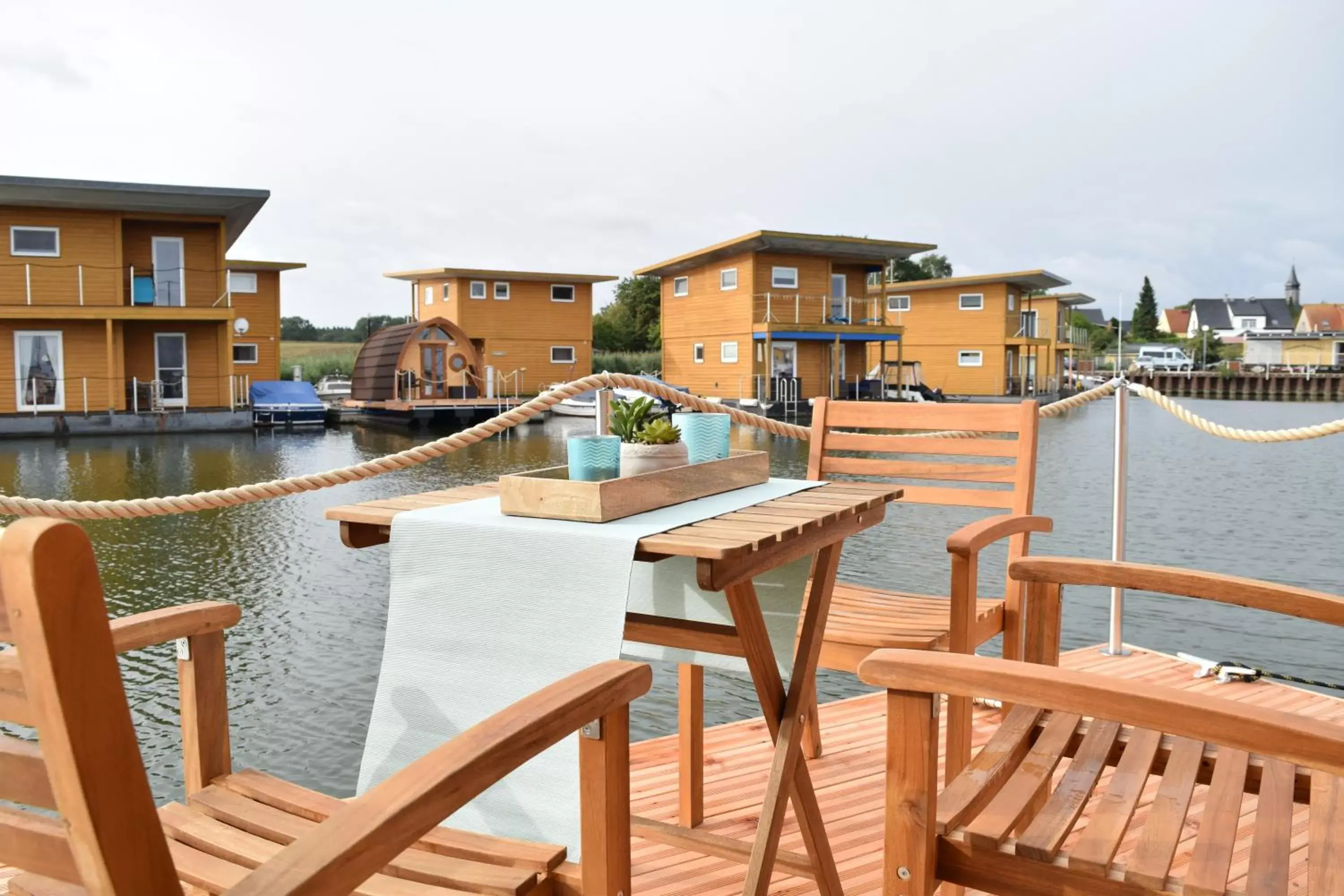 Balcony/Terrace in Schwimmende Häuser im BALTIC SEA RESORT