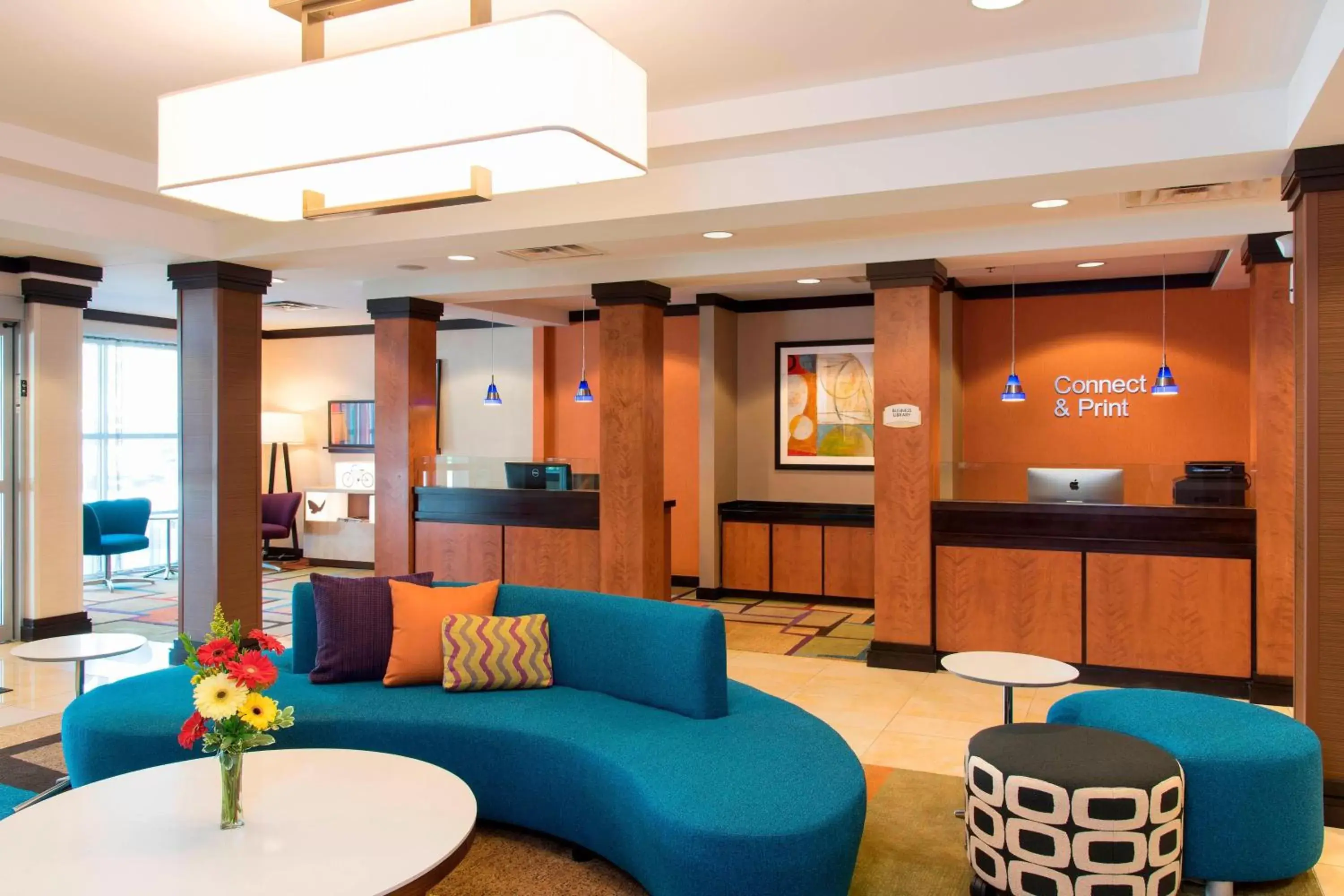 Lobby or reception, Lobby/Reception in Fairfield Inn & Suites by Marriott Omaha Downtown