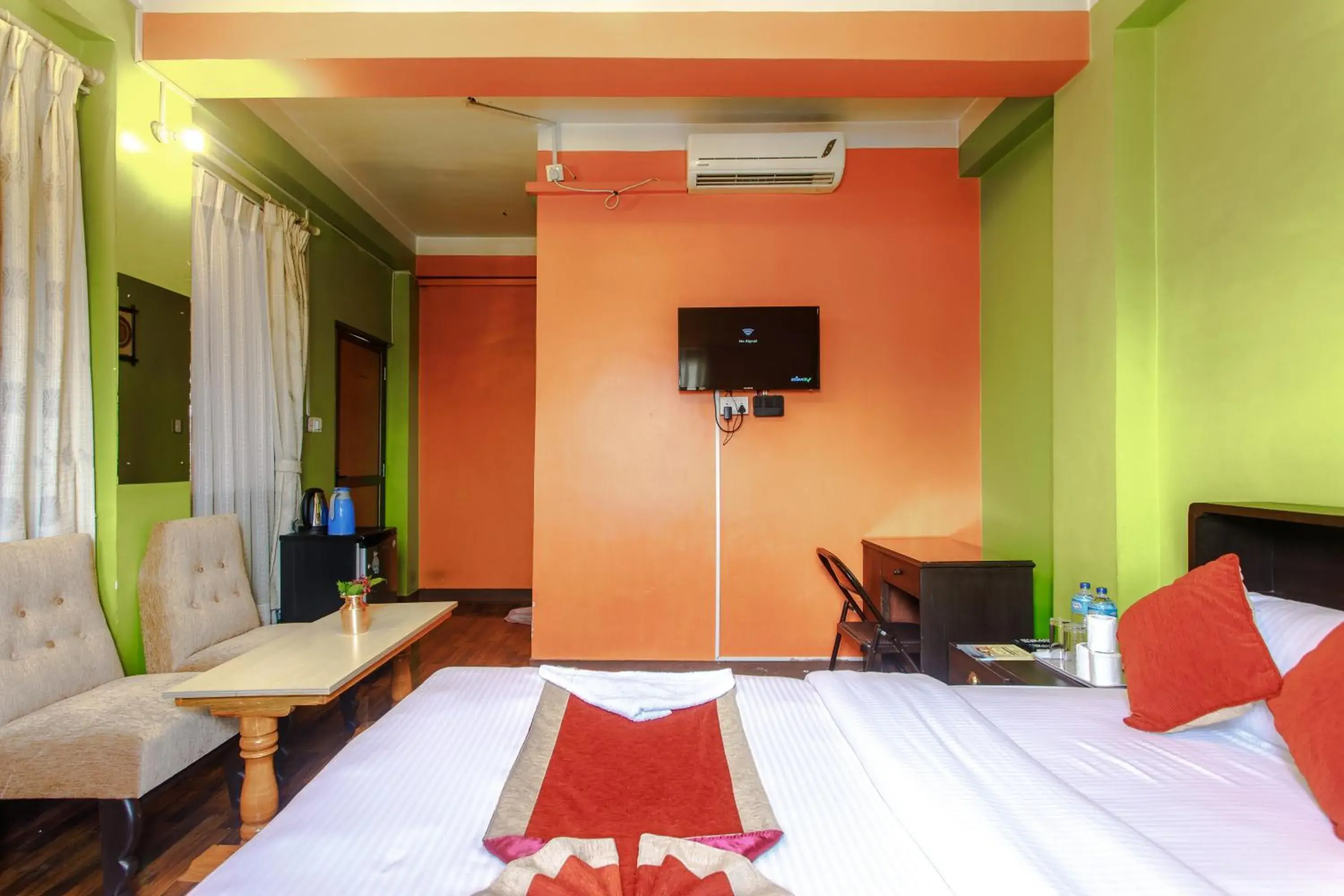 Photo of the whole room, Bed in Hotel Nepalaya