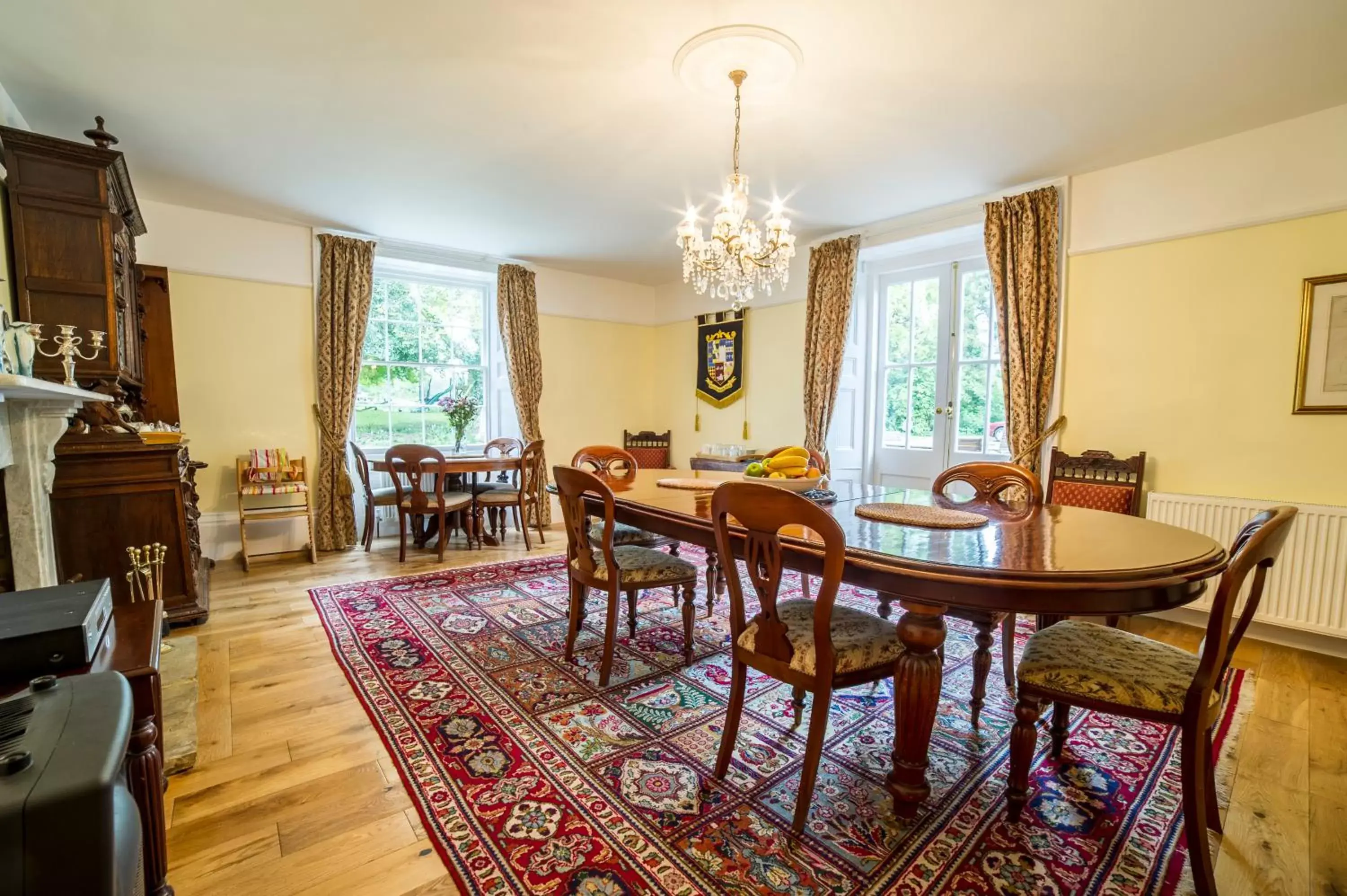 Dining Area in Molland Manor House Bed & Breakfast