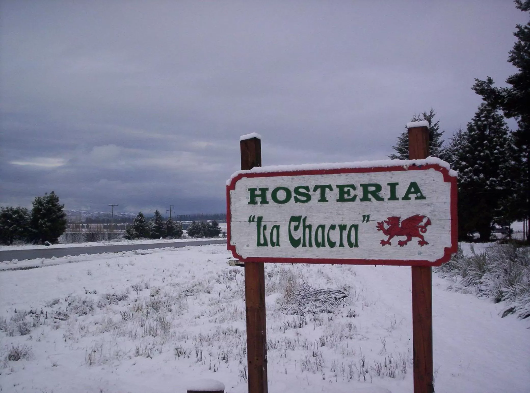 Property logo or sign, Winter in Hosteria La Chacra