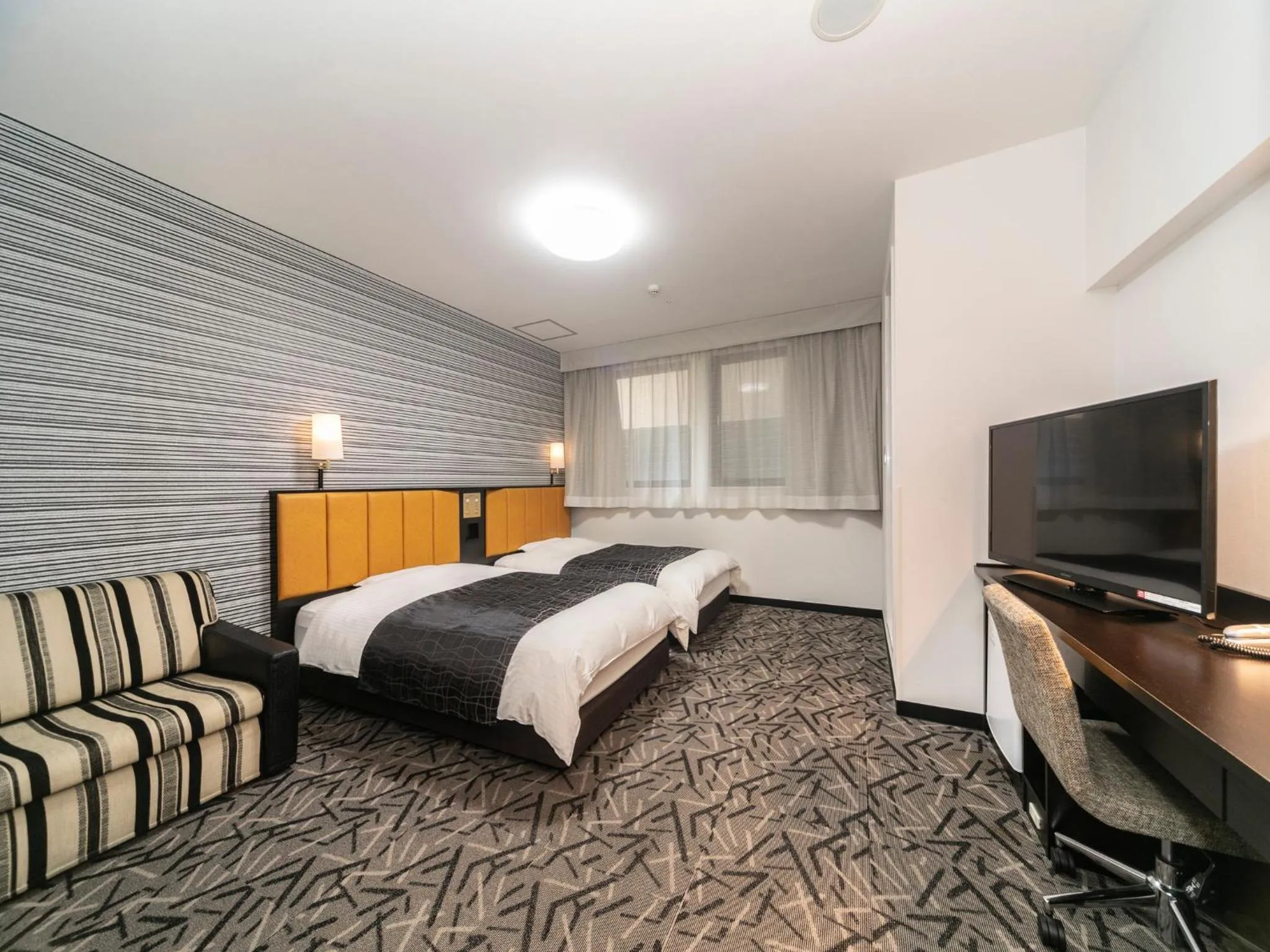 Bedroom, Bed in APA Hotel Himeji Ekikita