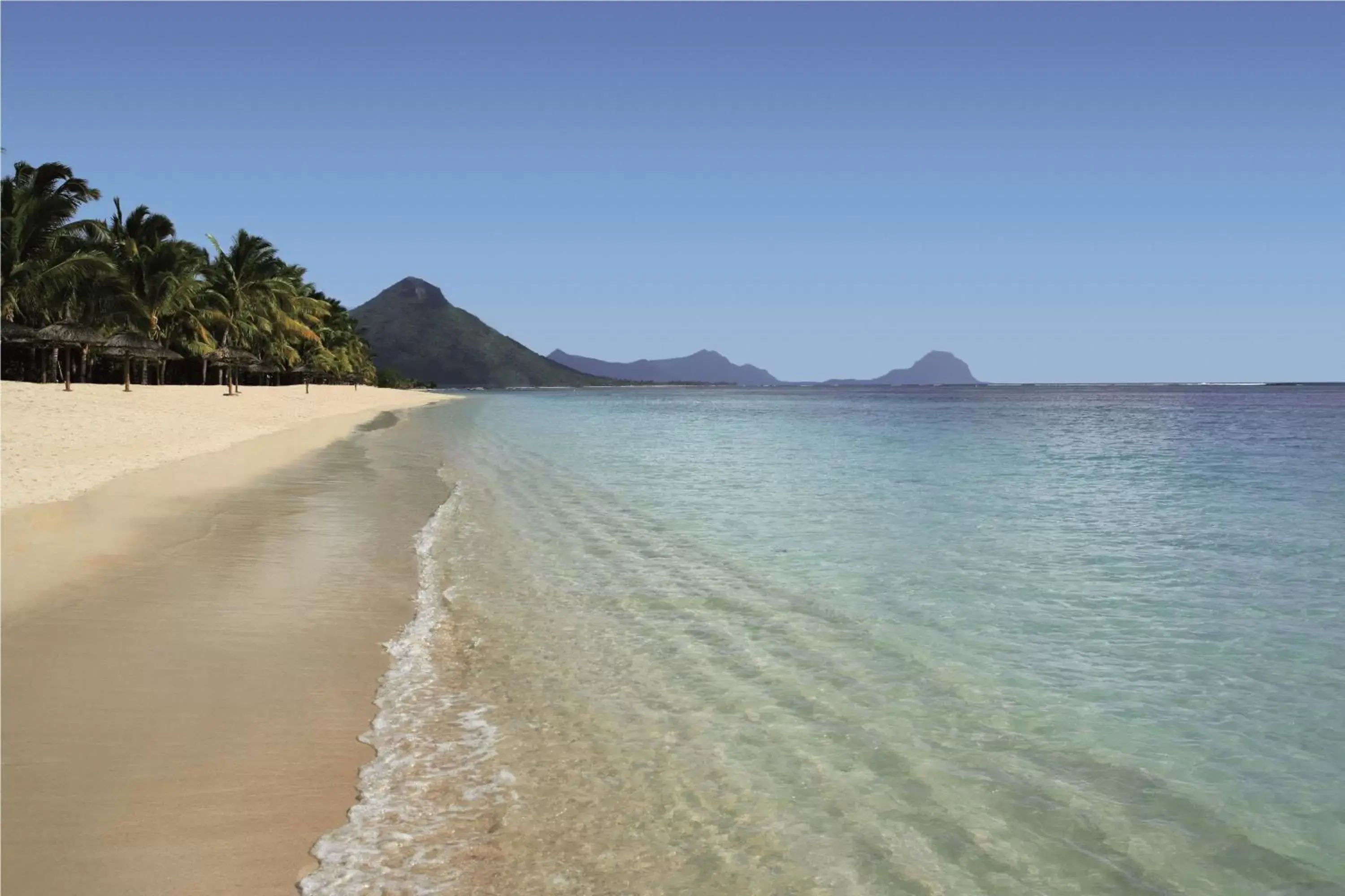 Beach in Sugar Beach Mauritius