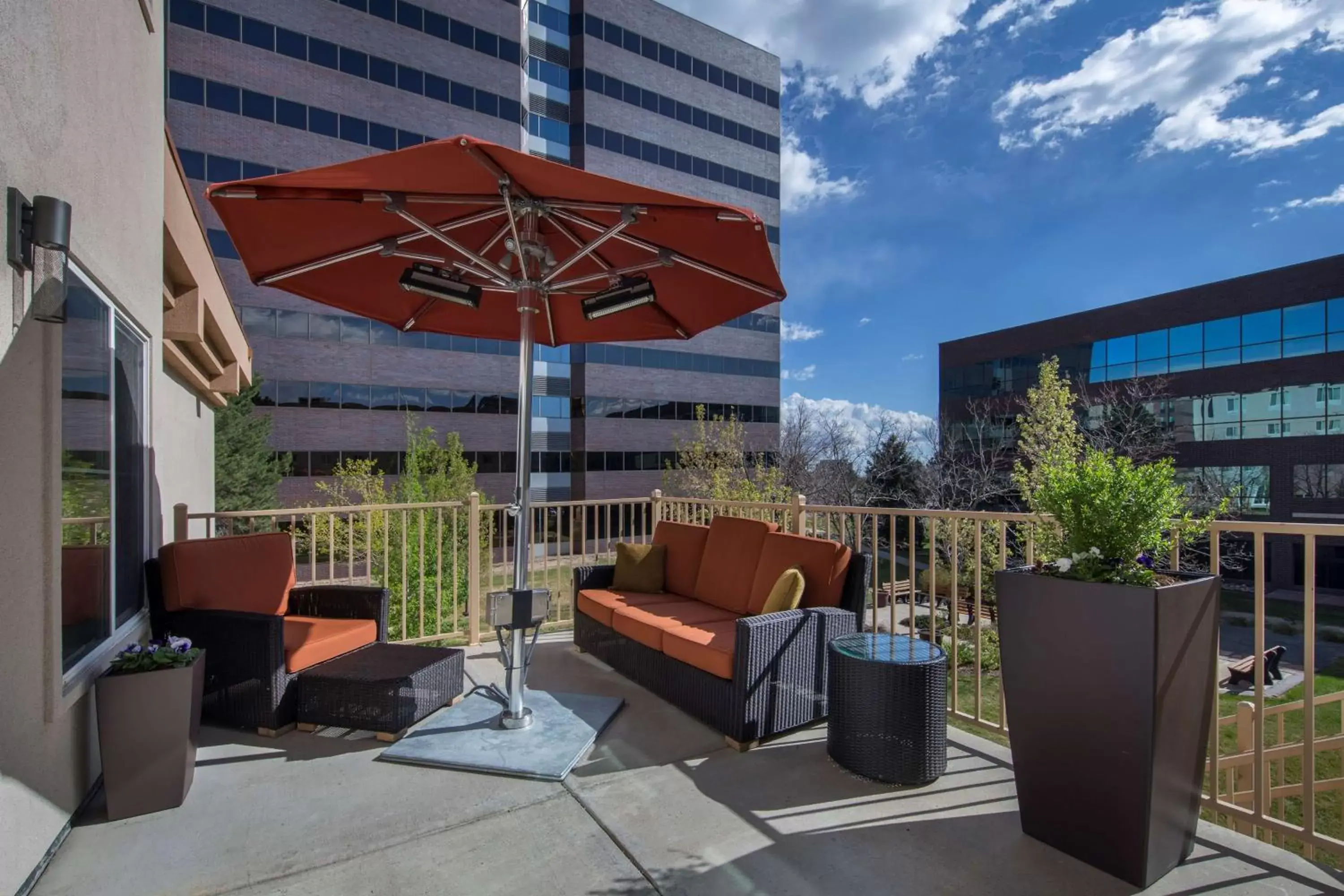 Patio in Homewood Suites by Hilton Denver West - Lakewood