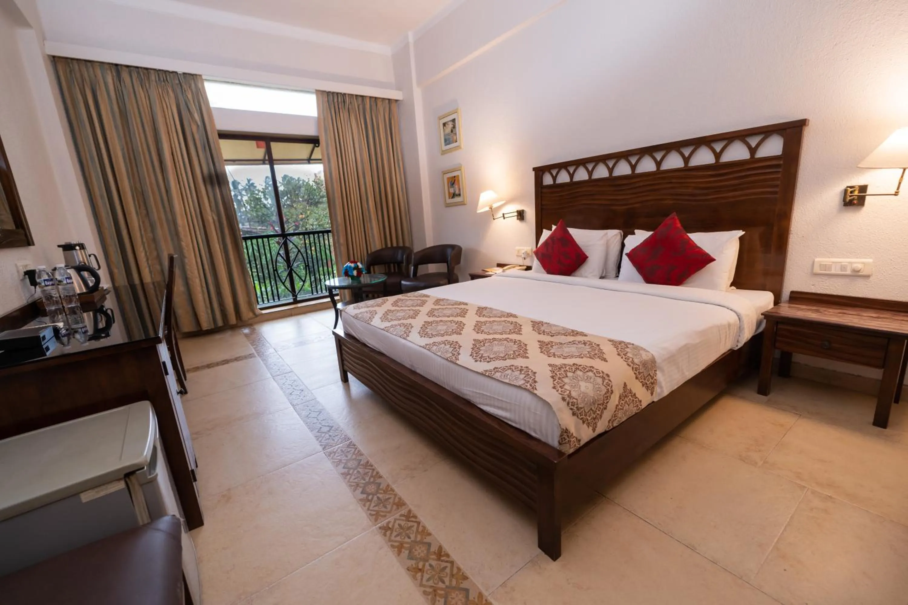 Bedroom, Bed in Neelam's The Grand Hotel Goa